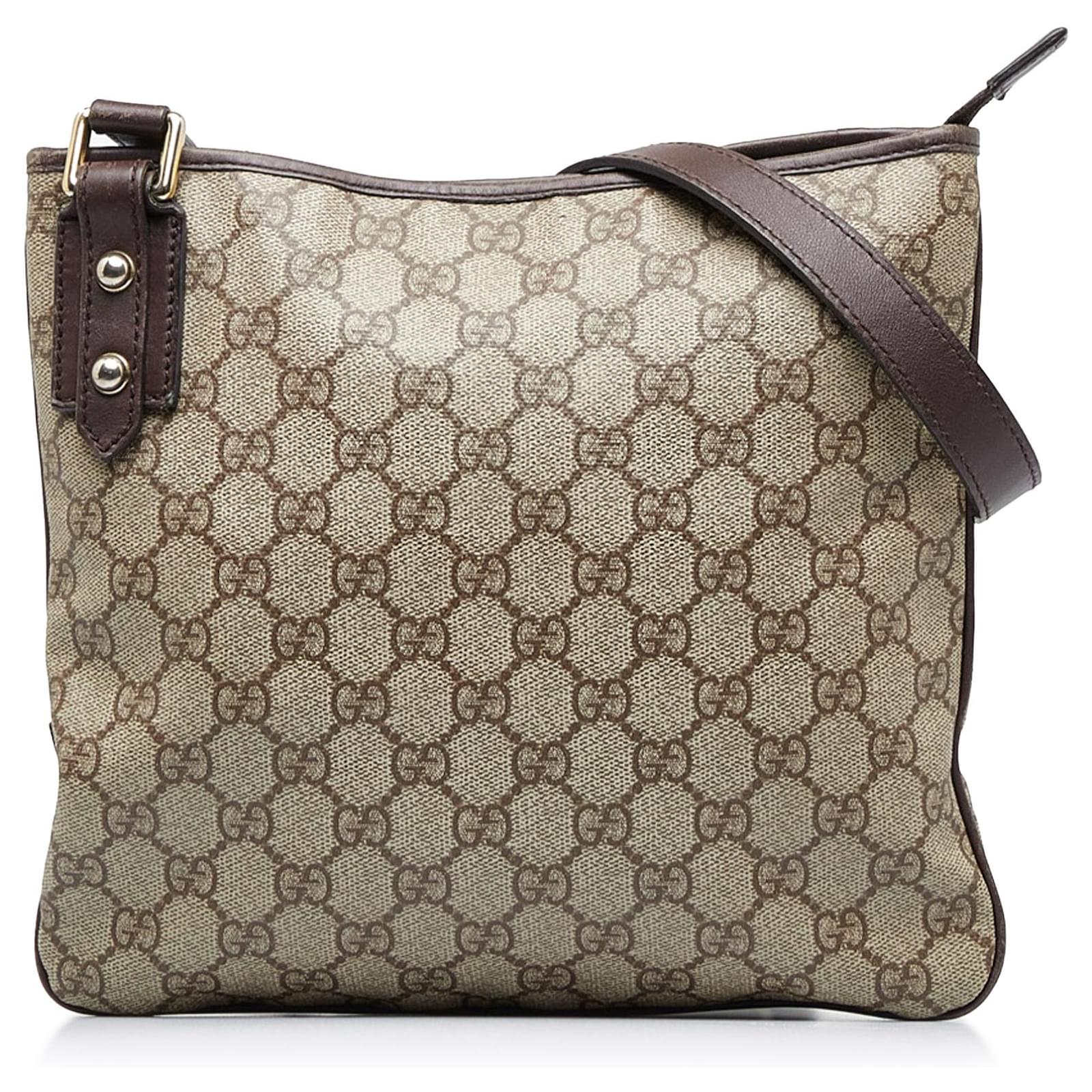 ショルダーバッグ・ポシェット GUCCI  Crossbody Bags Women Fabric Beige/Brown Gucci Crossbody Bags Women Fabric Beige/Brown | B-Exit – B