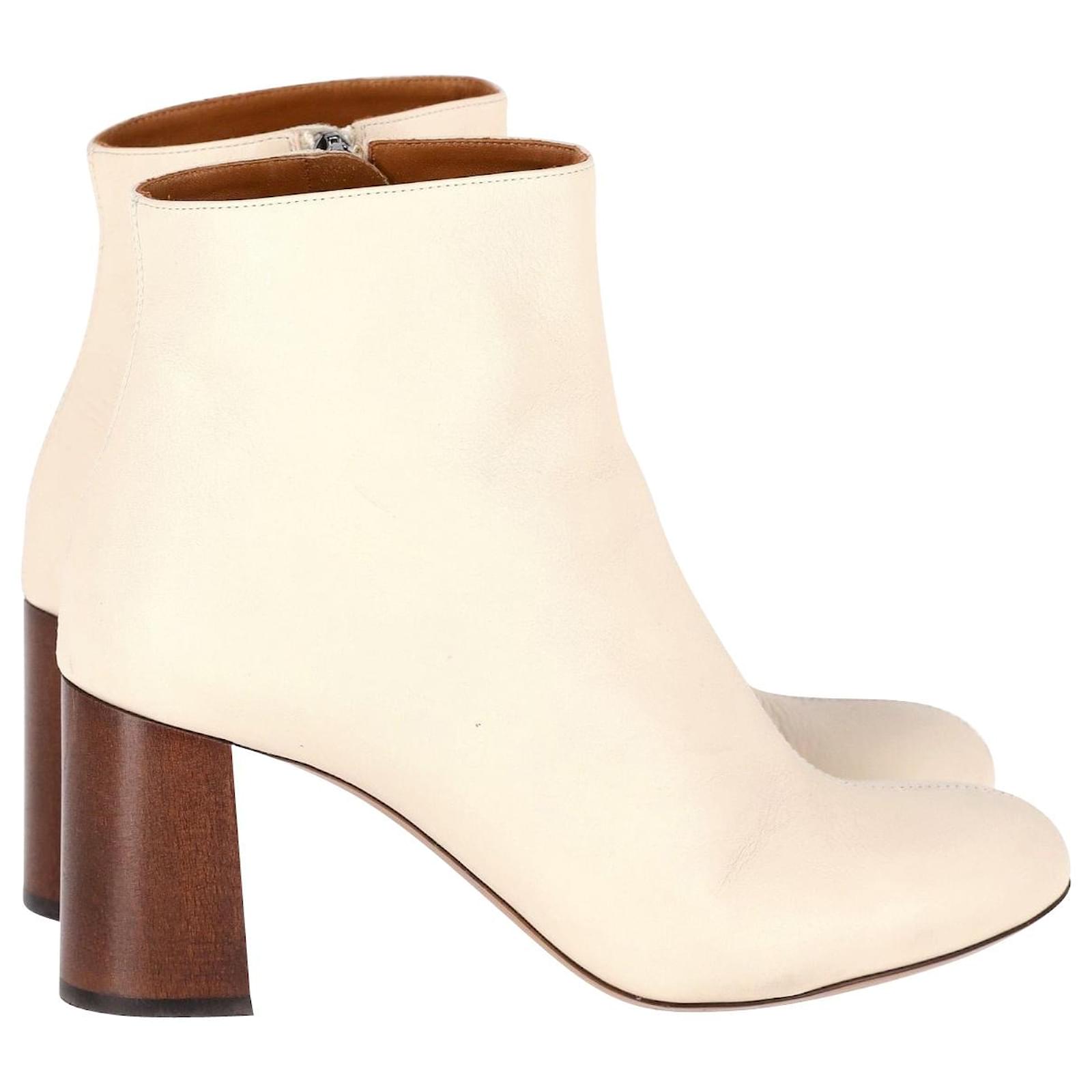 Cream chloe boots Clearance