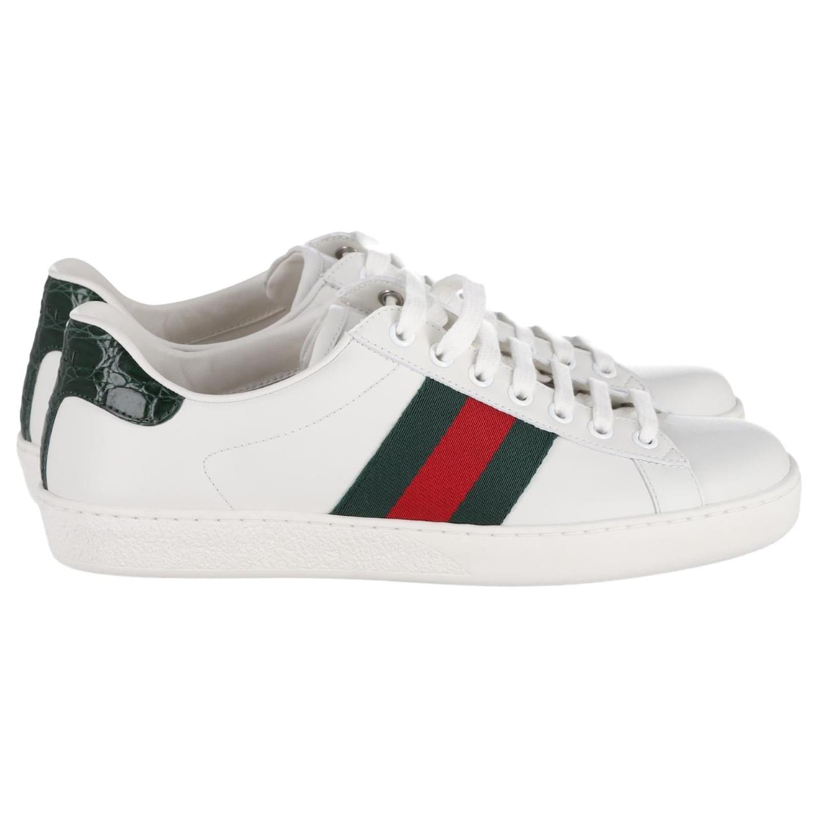 Gucci Ace Sneakers in White Leather ref.951722 - Joli Closet