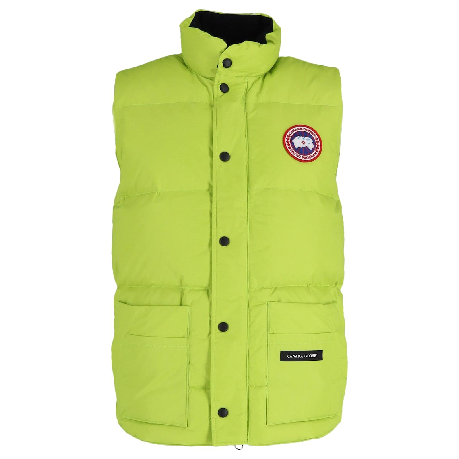 Chaleco de plum n Freestyle de Canada Goose en nailon amarillo