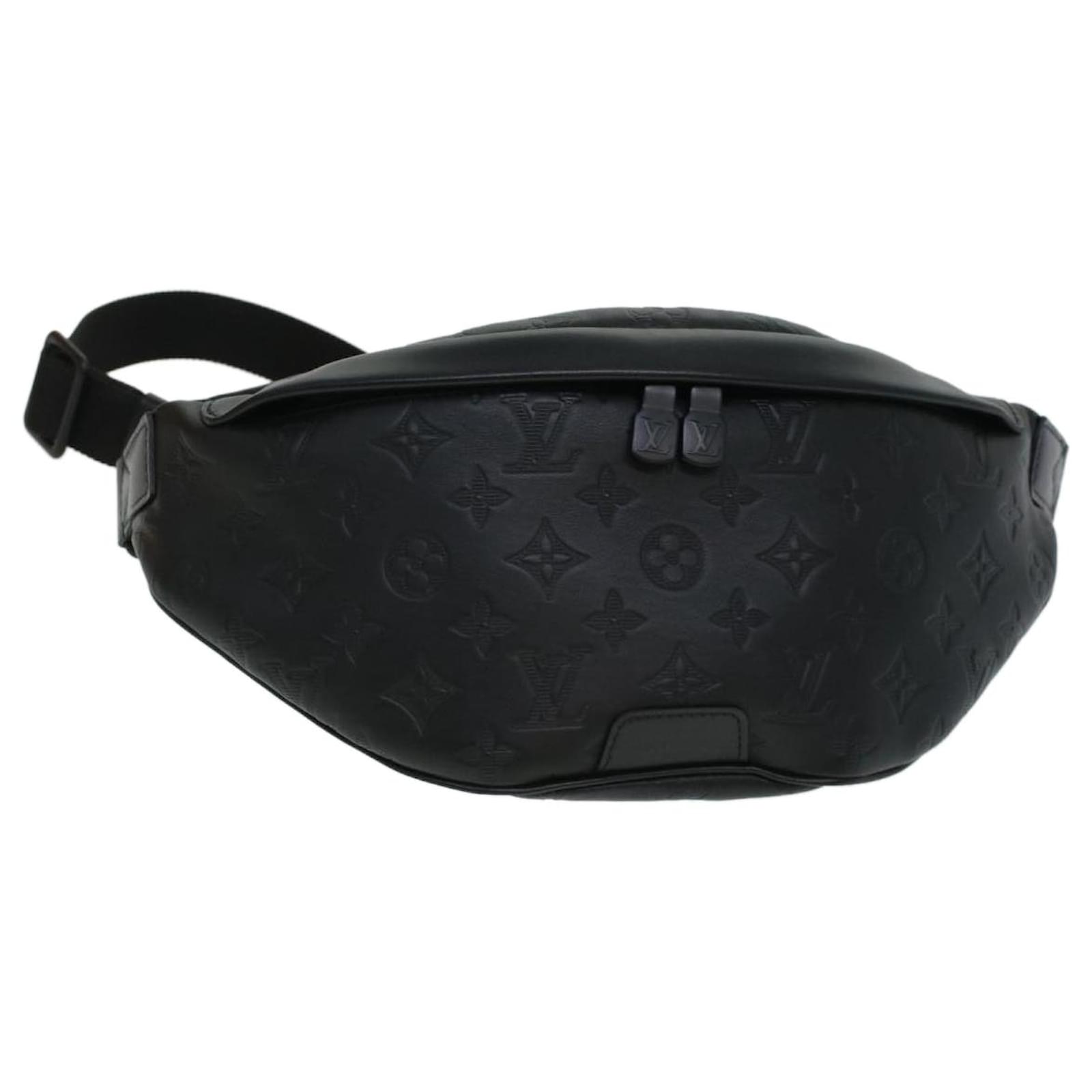 Louis Vuitton, Bags, Louis Vuitton Monogram Shadow Discovery Bum Bag Pm  Body Bag Leather Noir