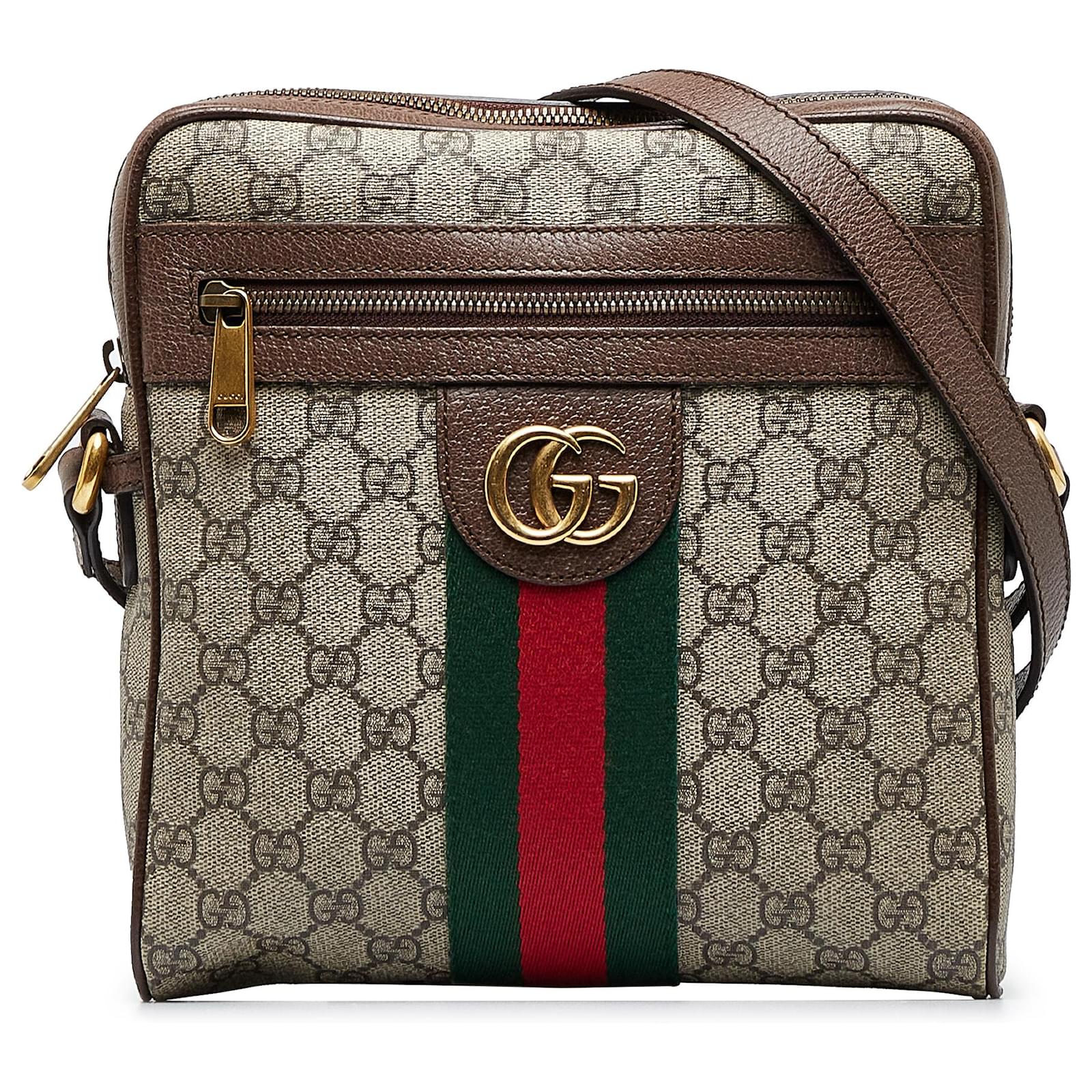Gucci Ophidia Small GG Canvas Messenger Bag Beige 547926