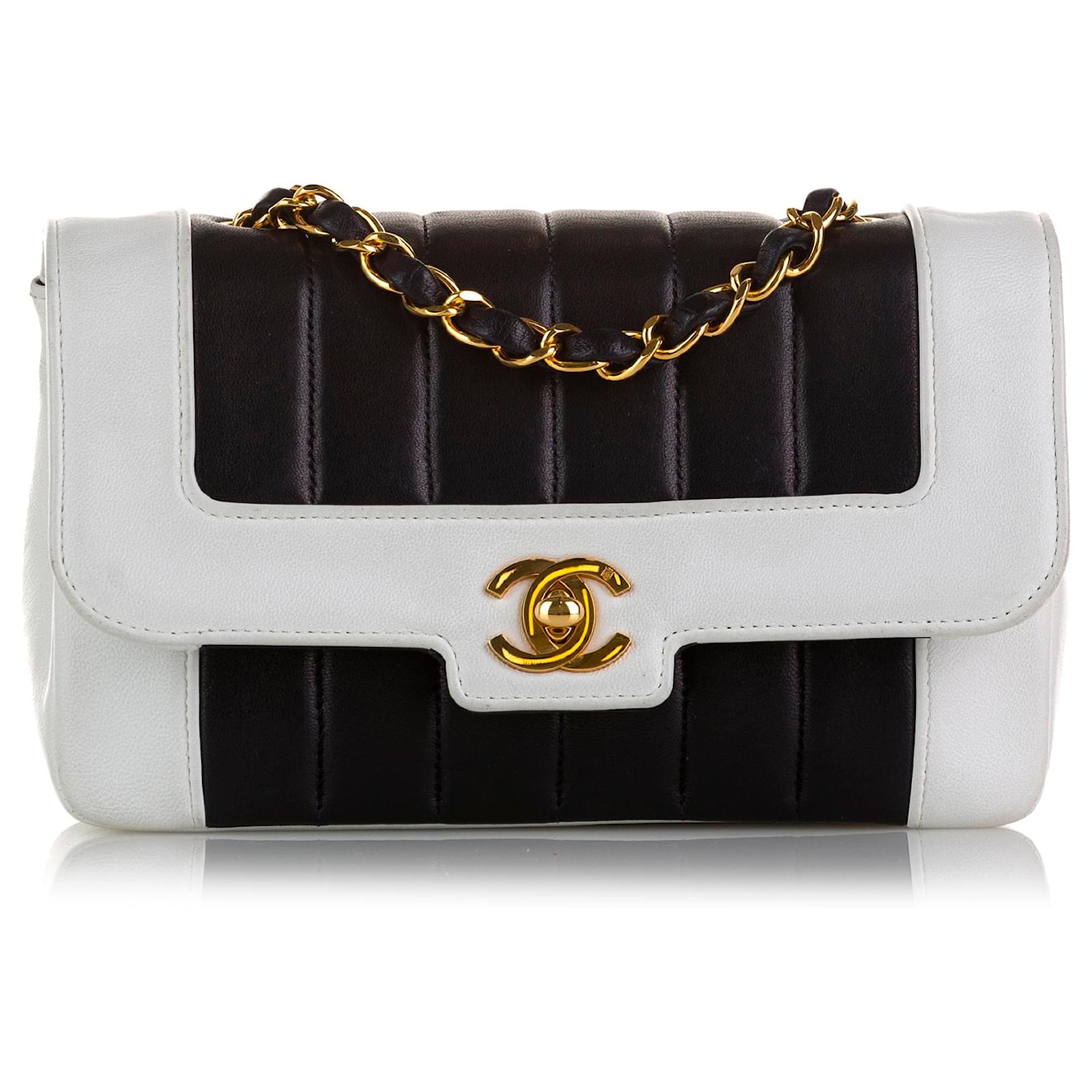 Chanel Timeless Chain Handle Lamb Grey