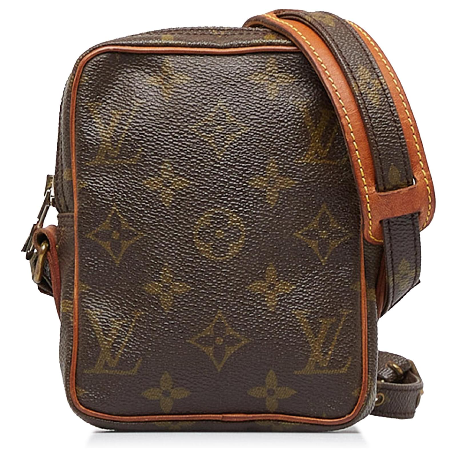 Louis Vuitton Brown Monogram Mini HL Speedy Leather Cloth ref