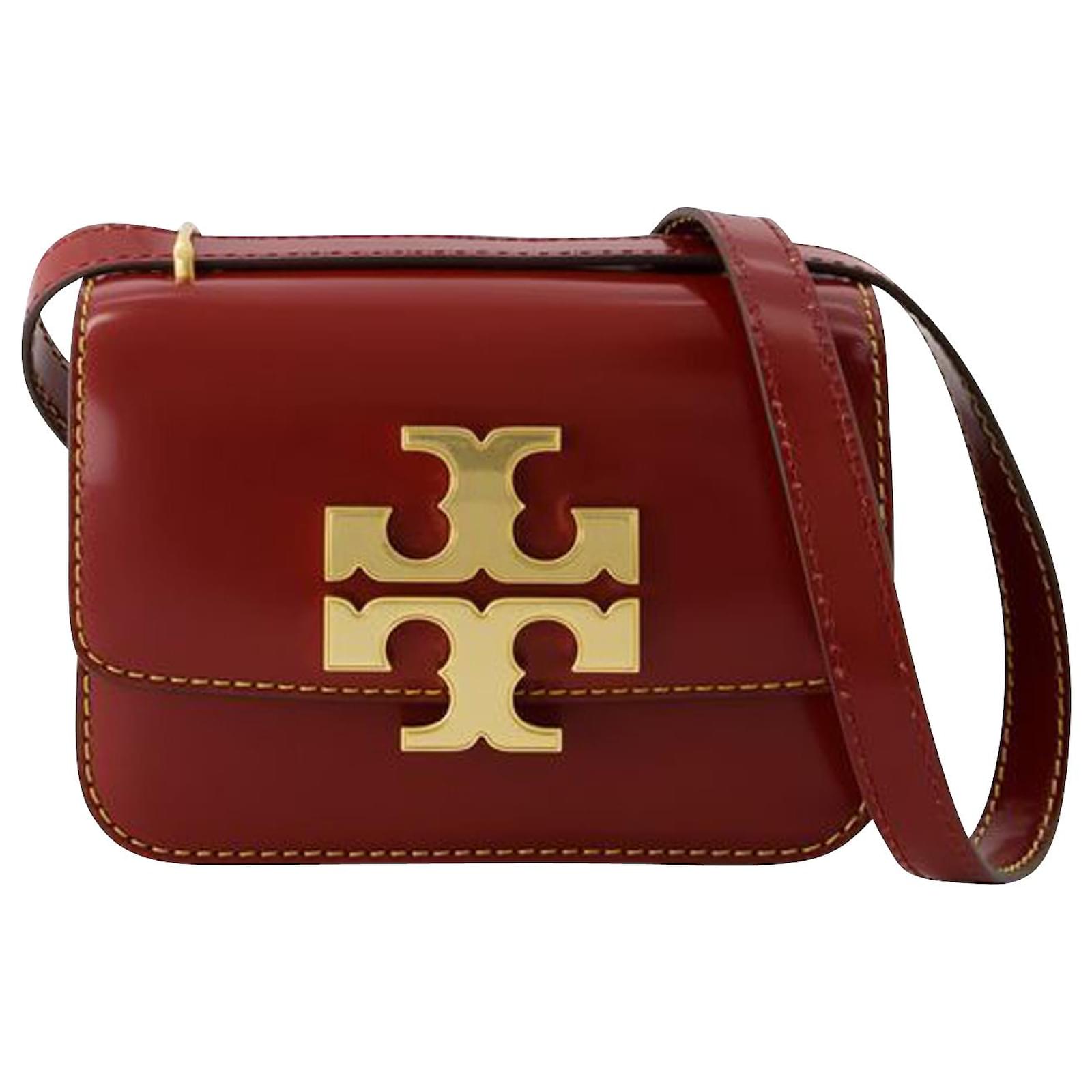 Eleanor Small Convertible Bag - Tory Burch - Leather - Red Pony