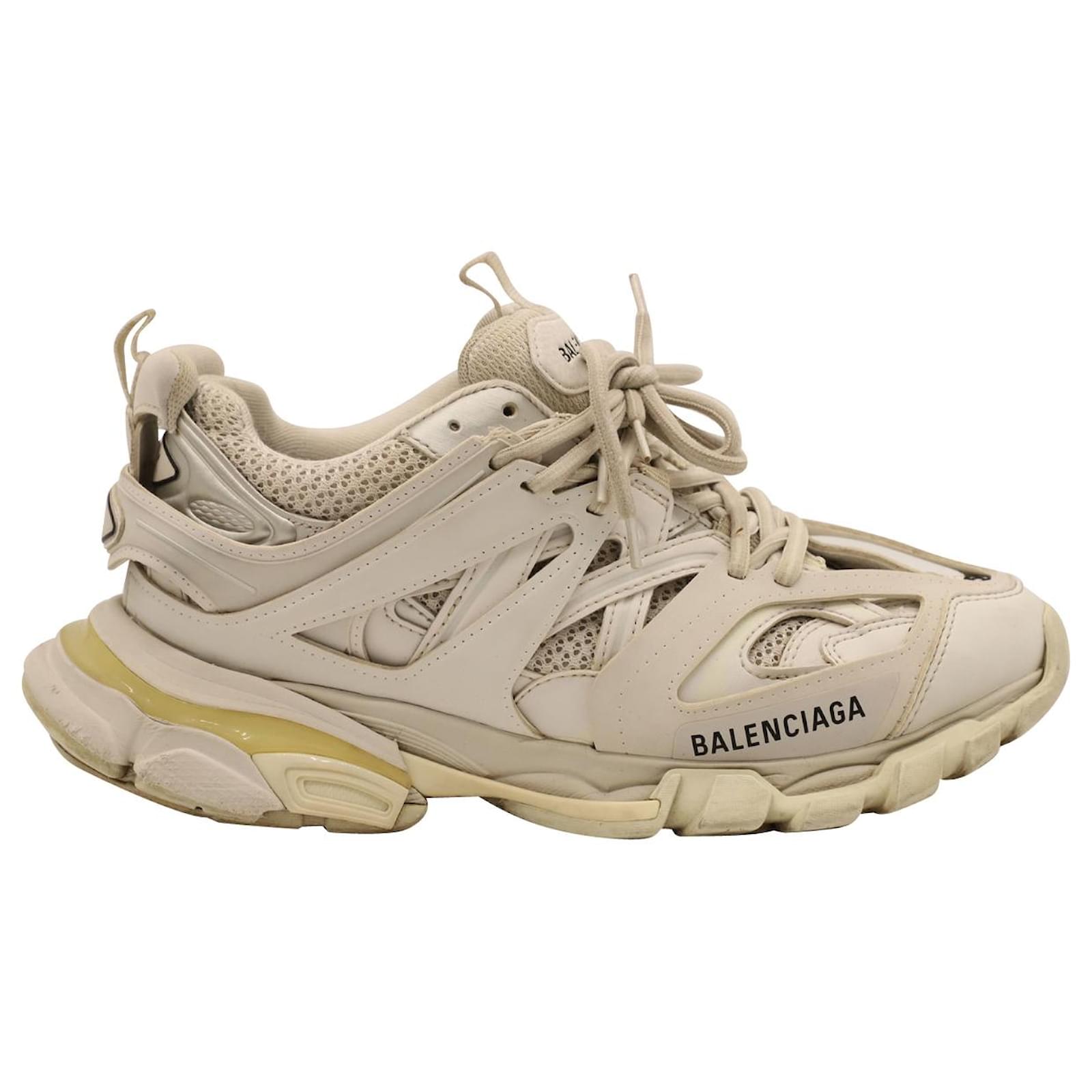 Everyday Balenciaga Track.2 Clear Sole Sneakers in Red