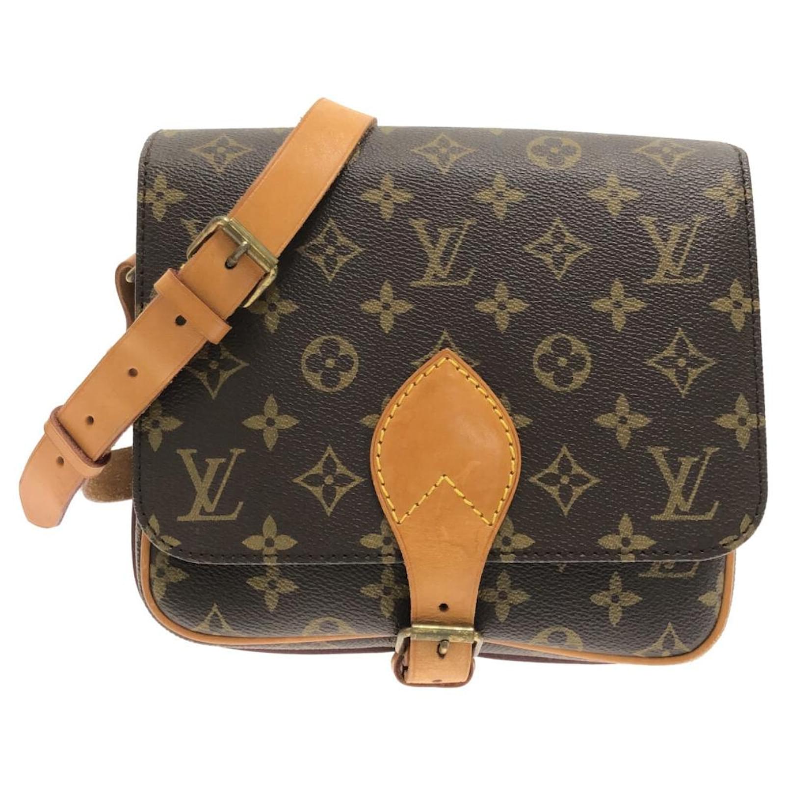 LOUIS VUITTON Louis Vuitton Cartouchiere M51252 Shoulder Bag Monogram  Canvas Brown Ladies Used