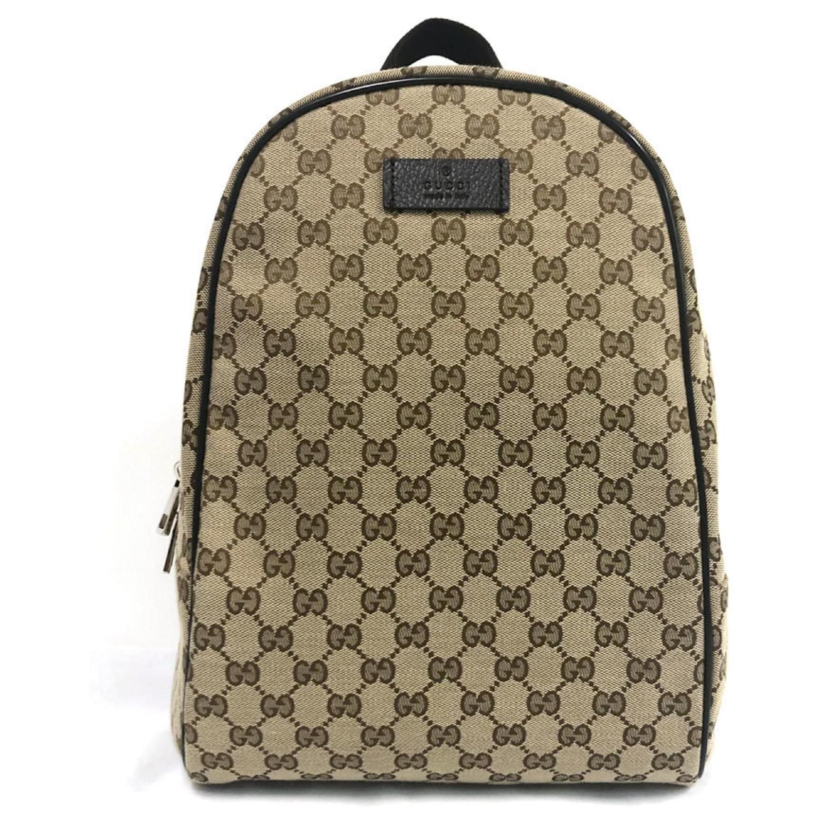 Gucci Brown Monogram Canvas Ophidia GG Mint Unisex Backpack Bag