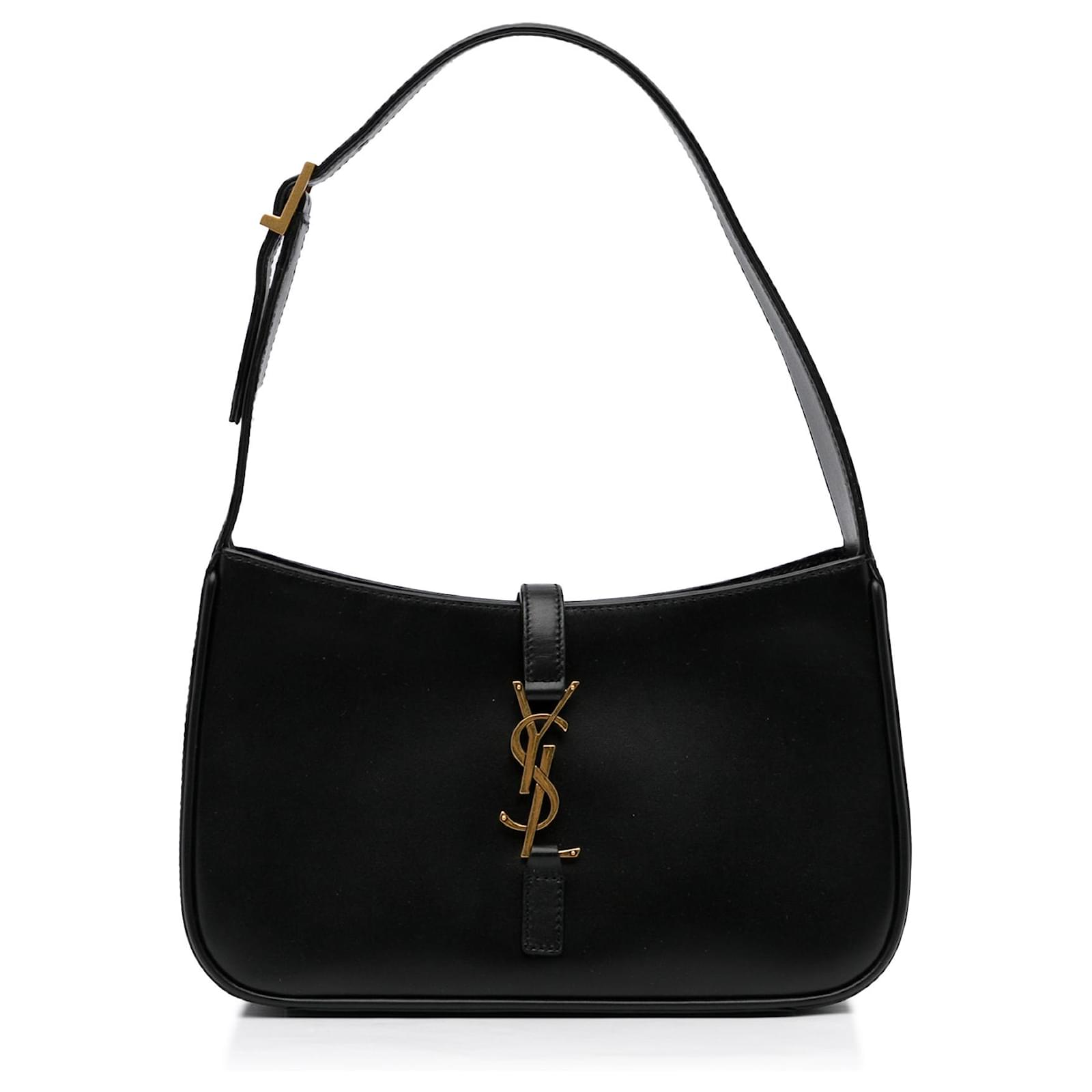 Saint Laurent Le 5 A 7 Leather Hobo Shoulder Bag