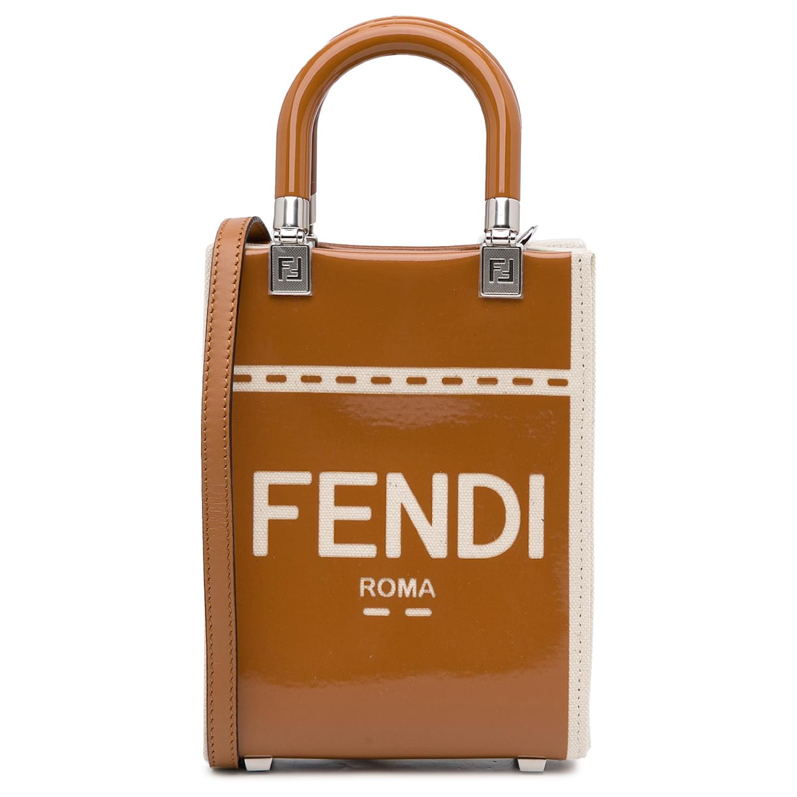 small Sunshine leather shoulder bag, FENDI