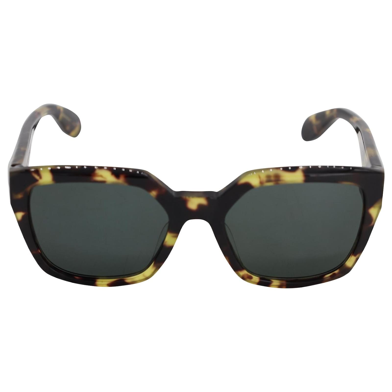 Alexander mcqueen cheap tortoise shell sunglasses