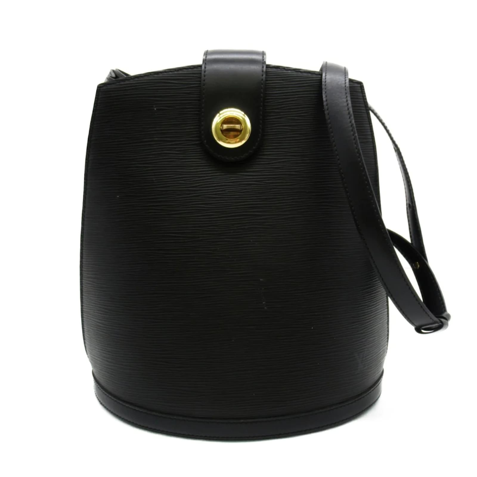 Louis Vuitton Epi Cluny M52252 Black Leather Pony-style calfskin ref.955355  - Joli Closet