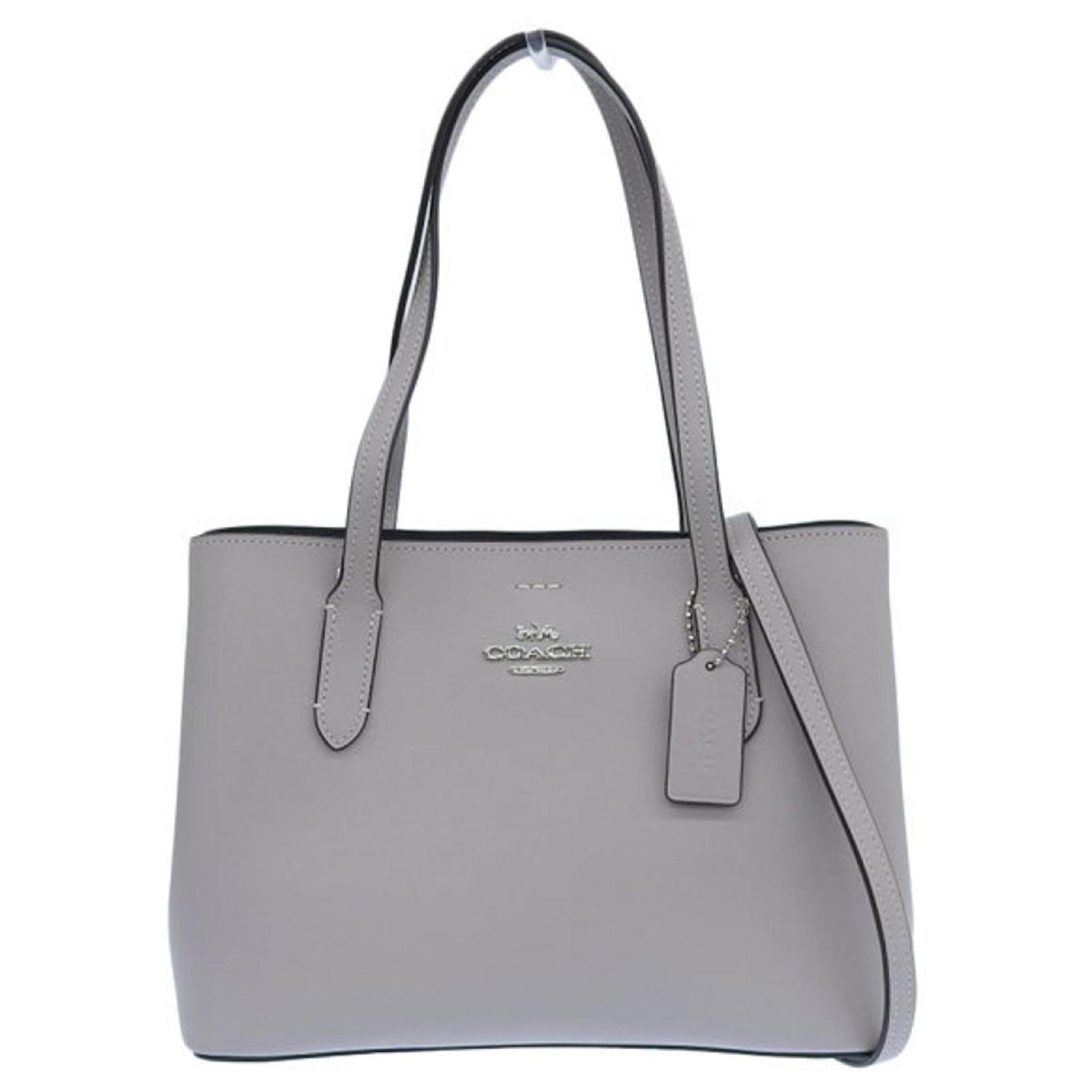 Grey coach tote deals
