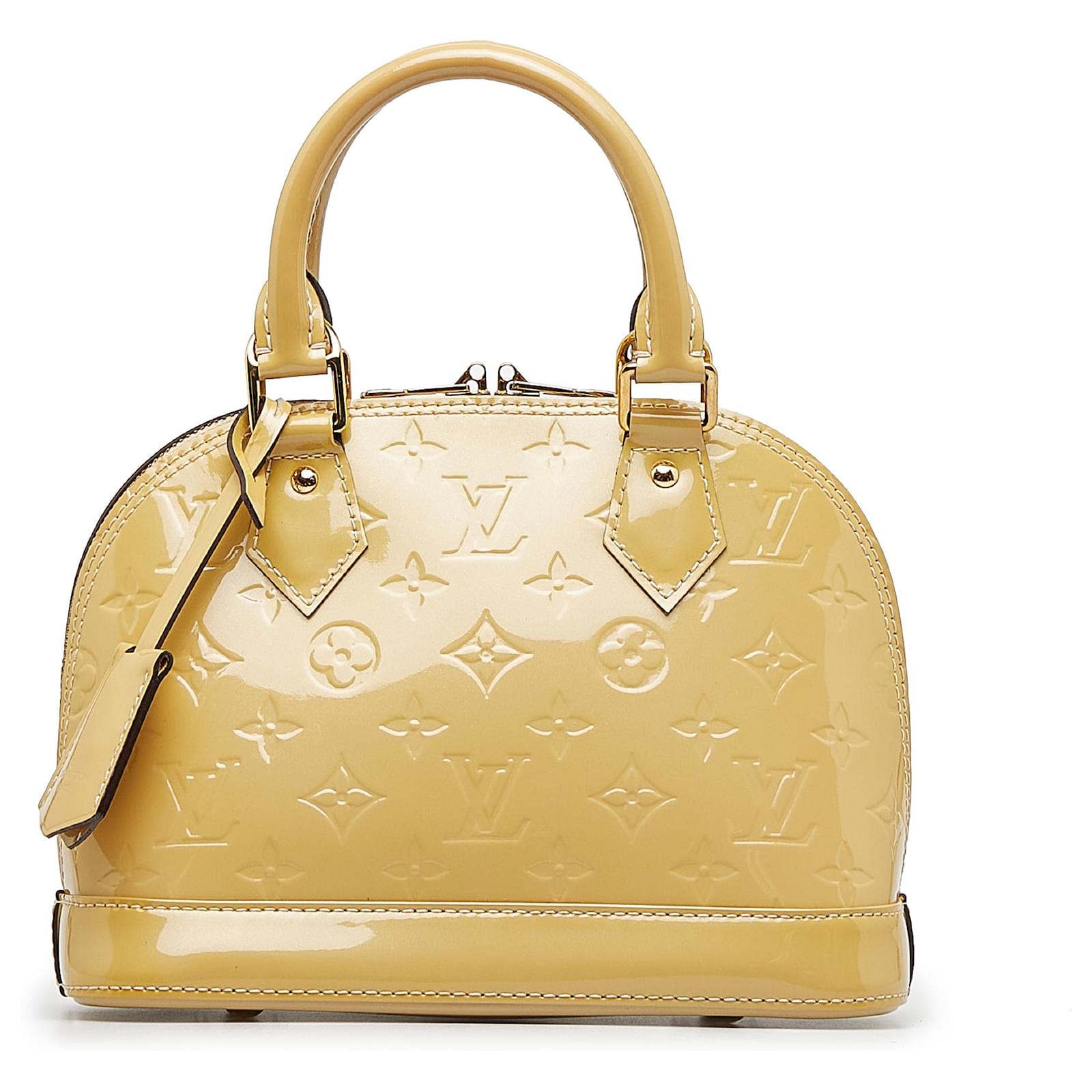 Louis Vuitton Alma BB Quilted Banana in Calfskin Leather with Gold-tone - US