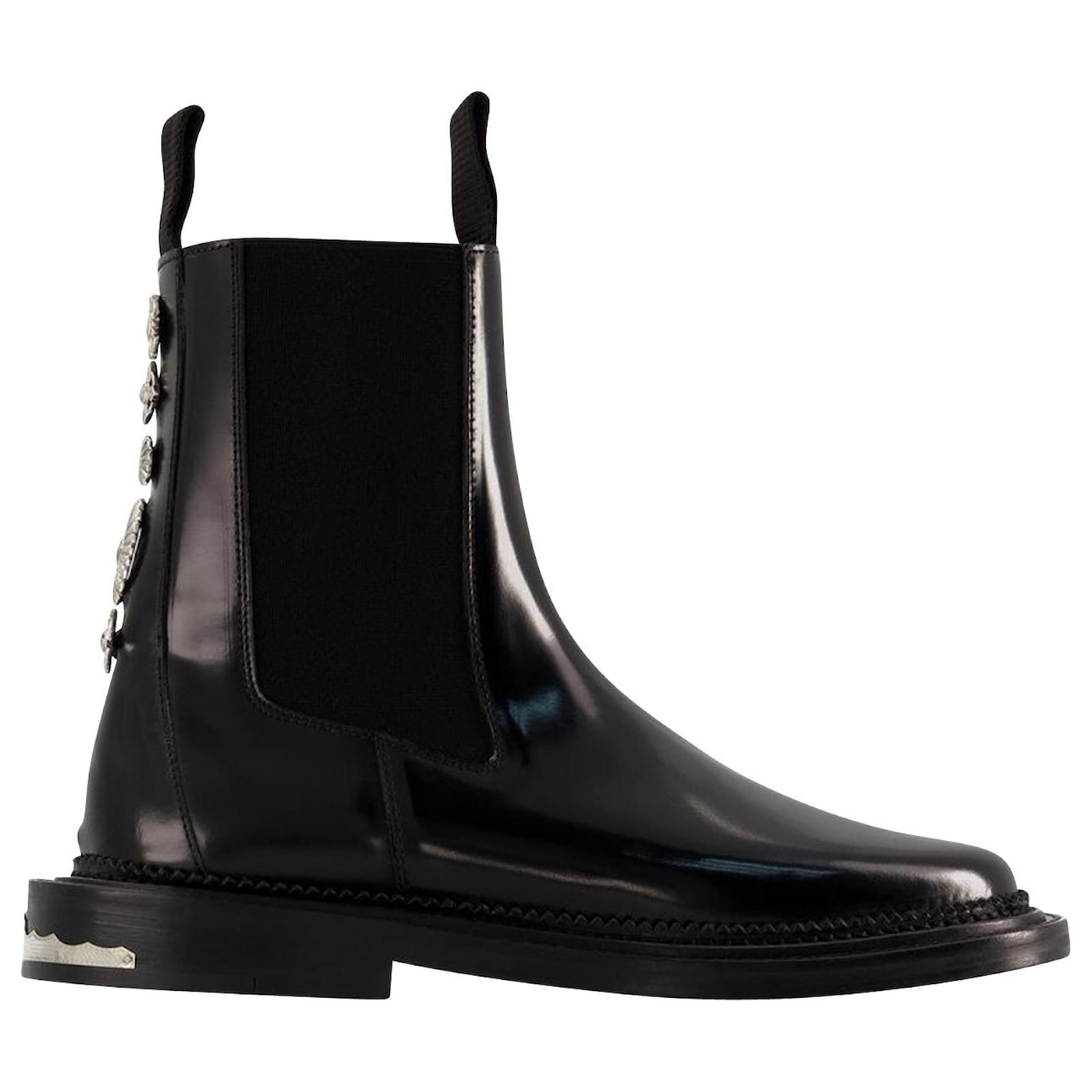 Toga Pulla Boots - Toga Virilis - Leather - Black ref.955919