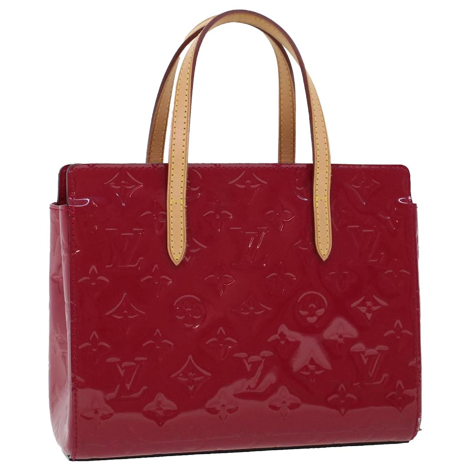 Louis Vuitton Bedford Red Patent Leather Handbag (Pre-Owned)