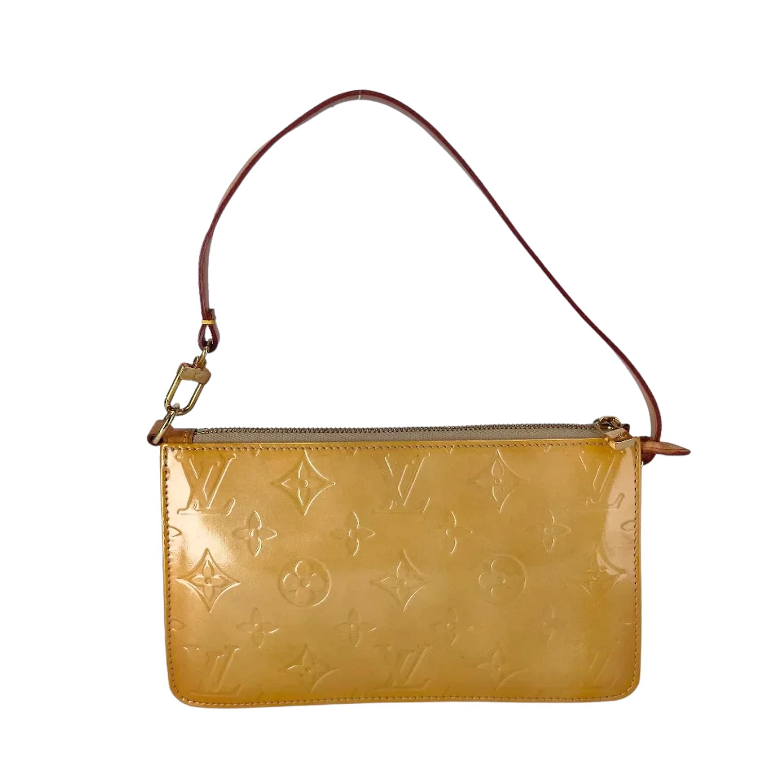 Yellow Leather Louis Vuitton Lexington Pochette ref.956095 - Joli Closet