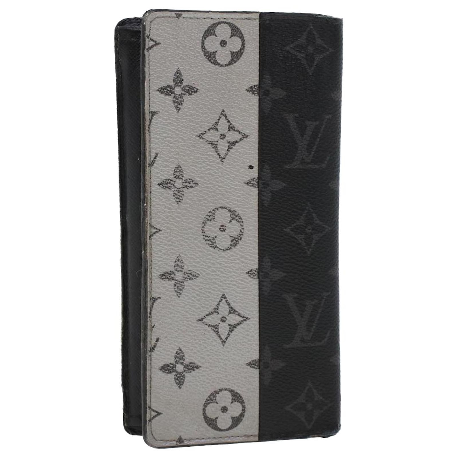 Louis Vuitton Brazza Wallet, Black, One Size