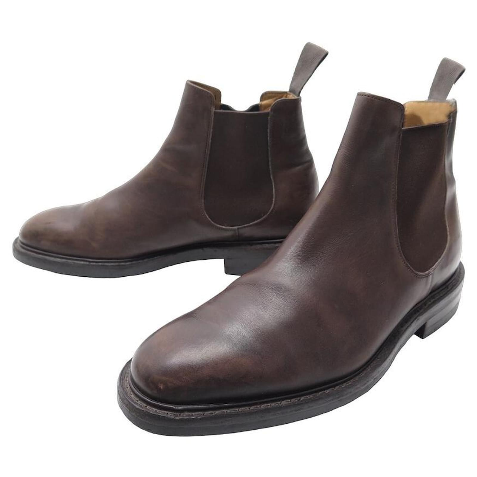ショートブーツ・ブーティ CHURCHS MONMOUTH WG CHELSEA BOOTS IN BRUSHED LEATHER BOOTS CHURCH MONMOUTH WG | Upper Shoes