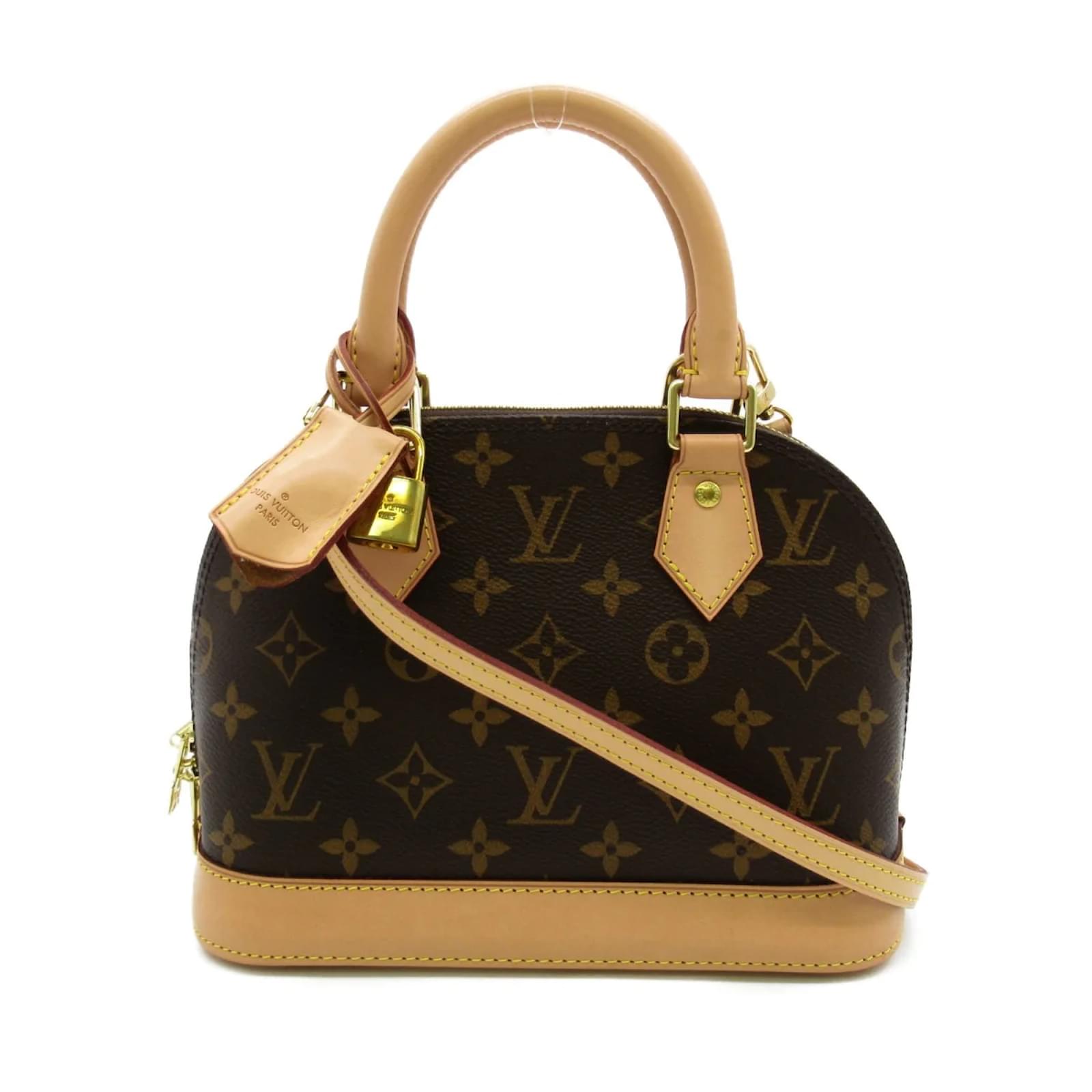 Louis Vuitton Monogram Alma BB M53152 Brown Cloth ref.1027033