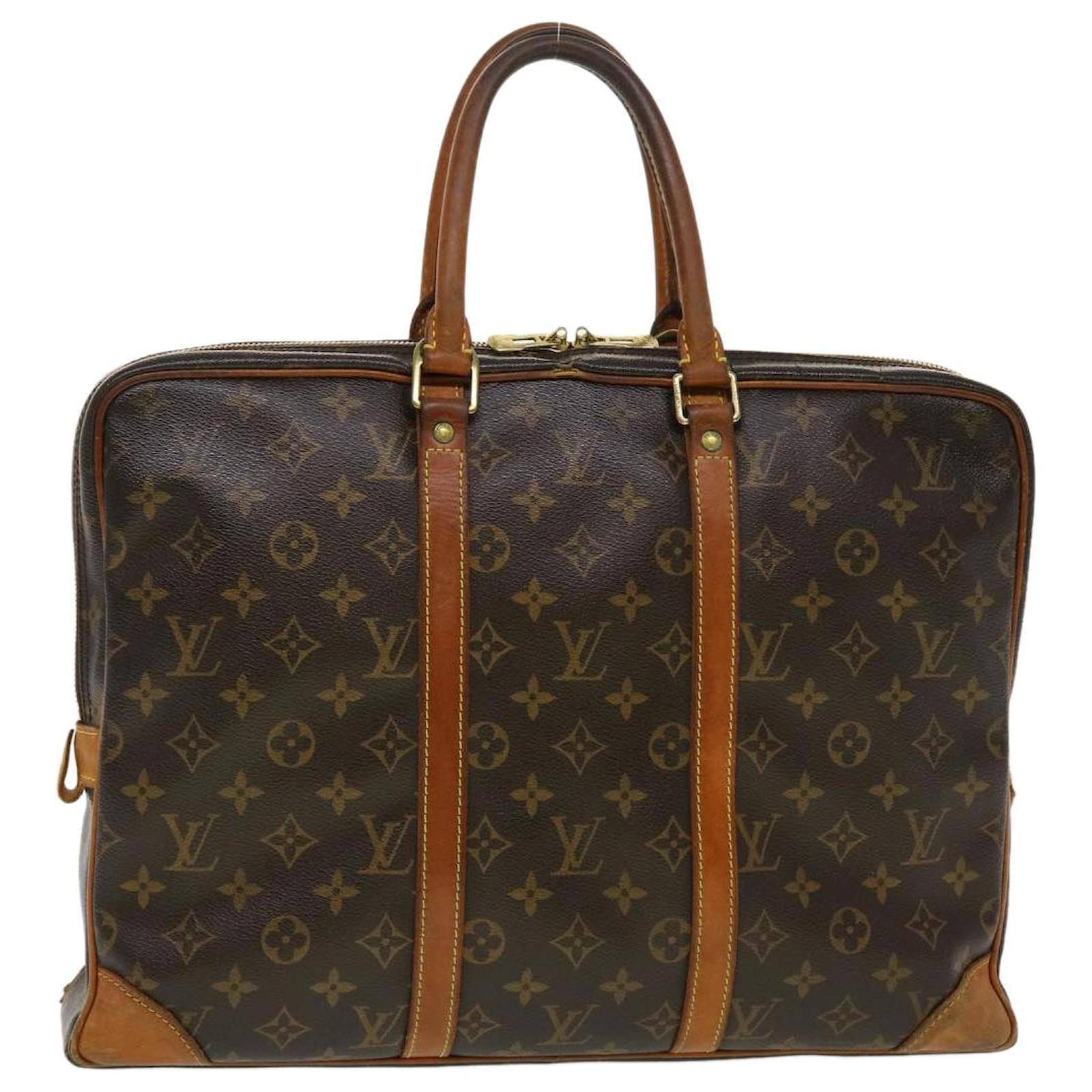 LOUIS VUITTON Monogram Poche Document BriefCase Vintage M53400 LV