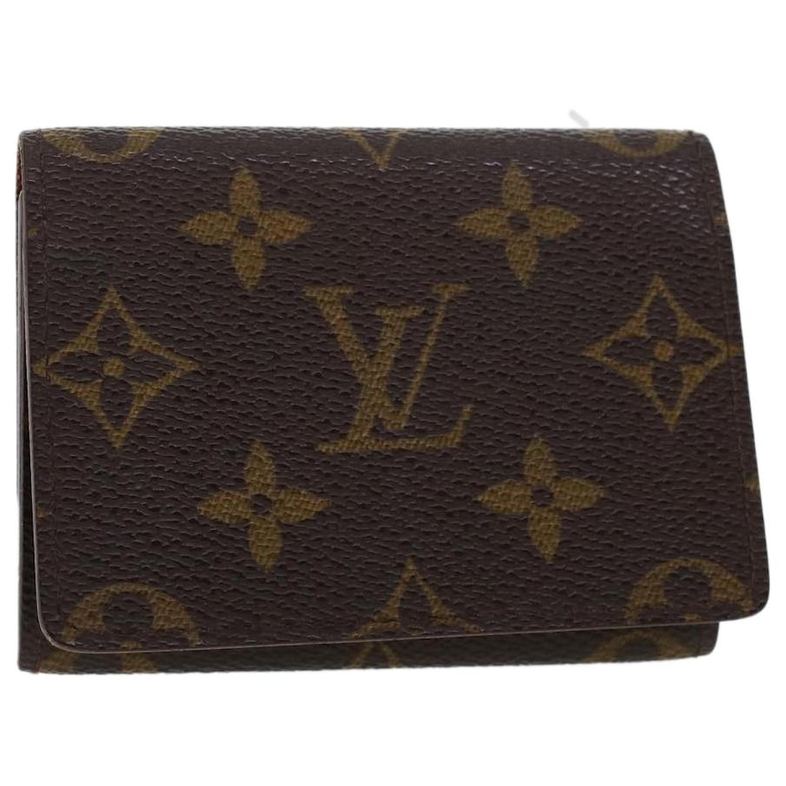 LOUIS VUITTON Louis Vuitton Amberop Carte de Visit Business Card Holder  Monogram M62920 CA0064