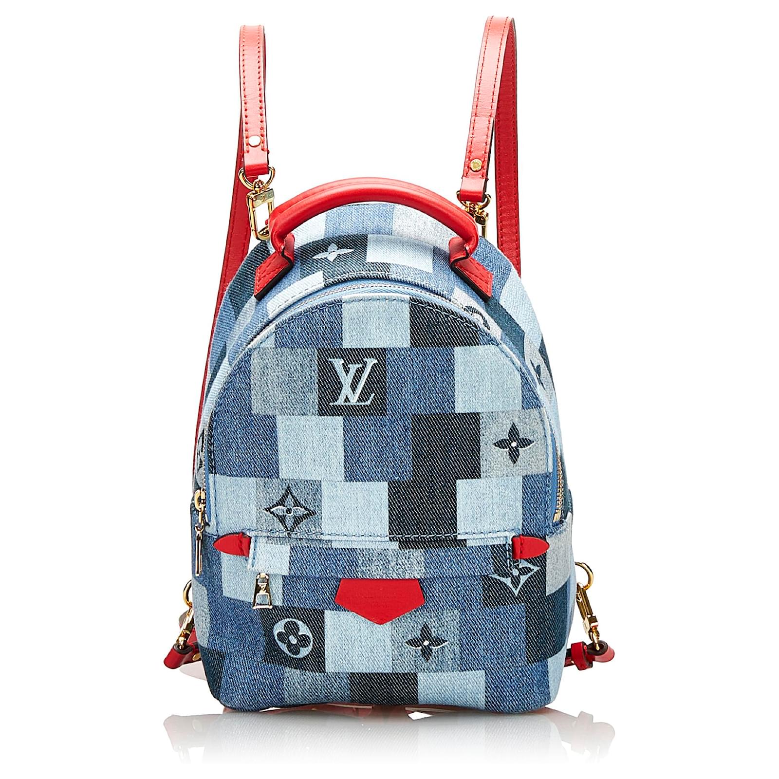 Louis Vuitton Mini Palm Springs Puffer Backpack - Blue