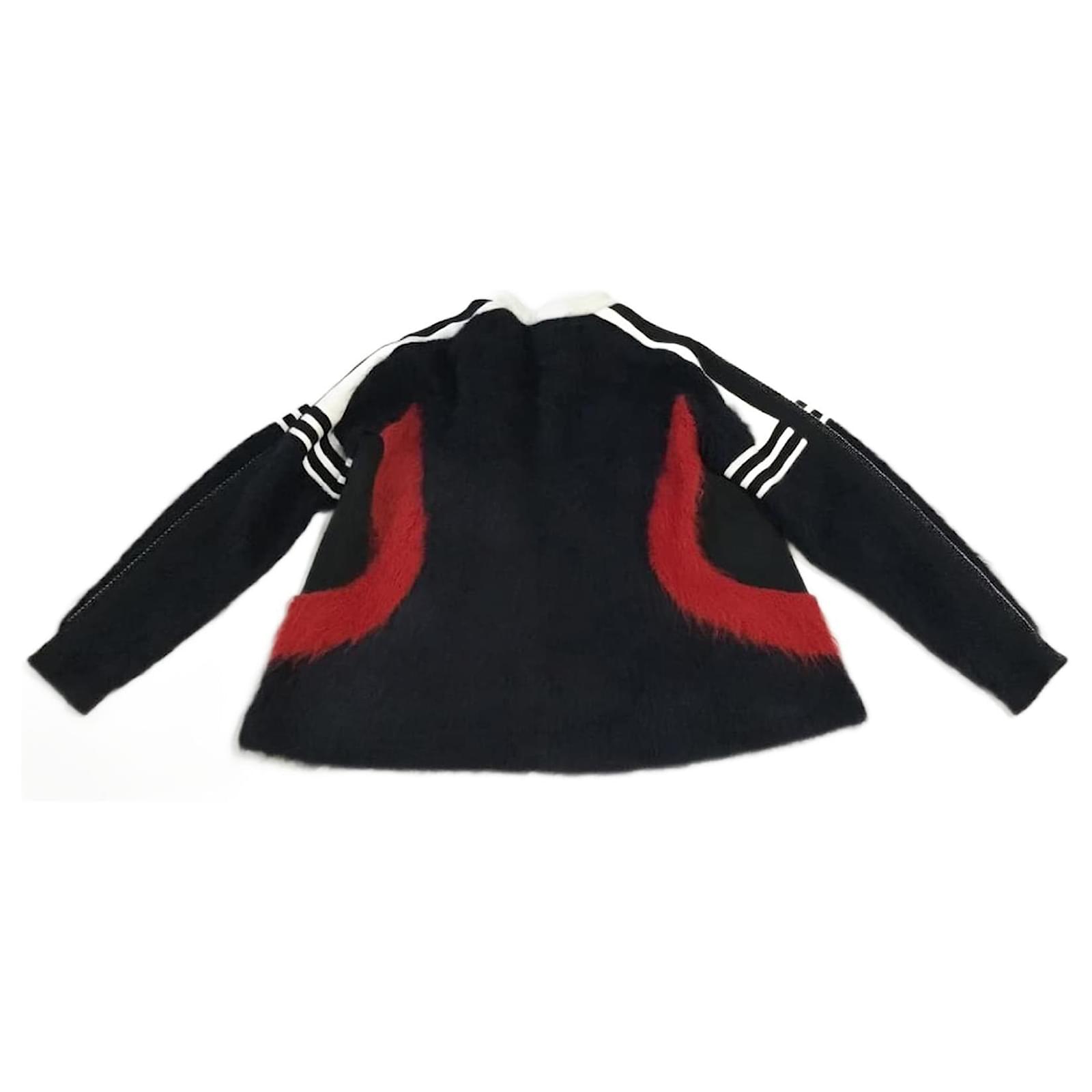 Louis Vuitton Mohair Jacket Black White Red Multiple colors Wool