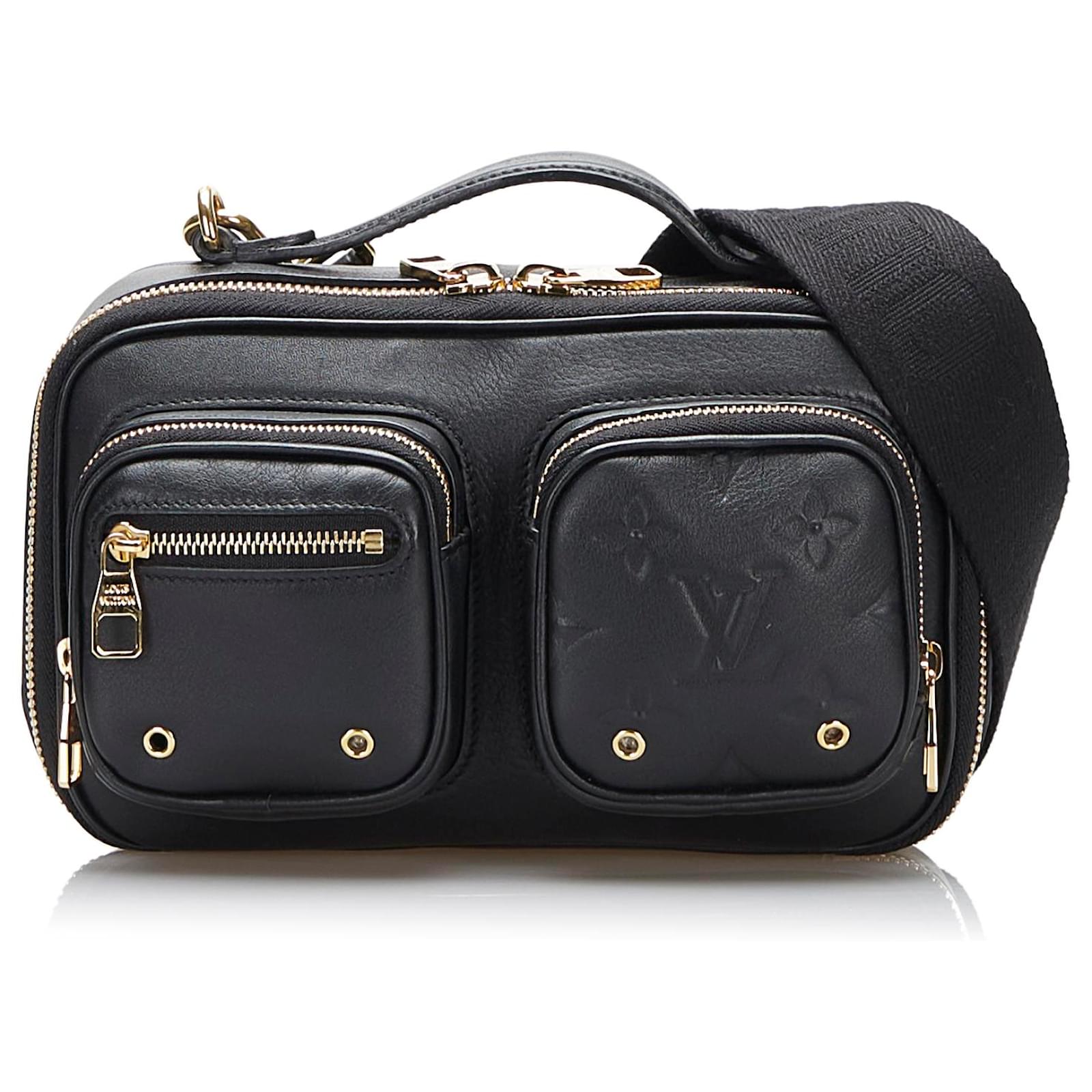 Louis Vuitton Black Monogram Empreinte Utility Leather ref.958238 - Joli  Closet
