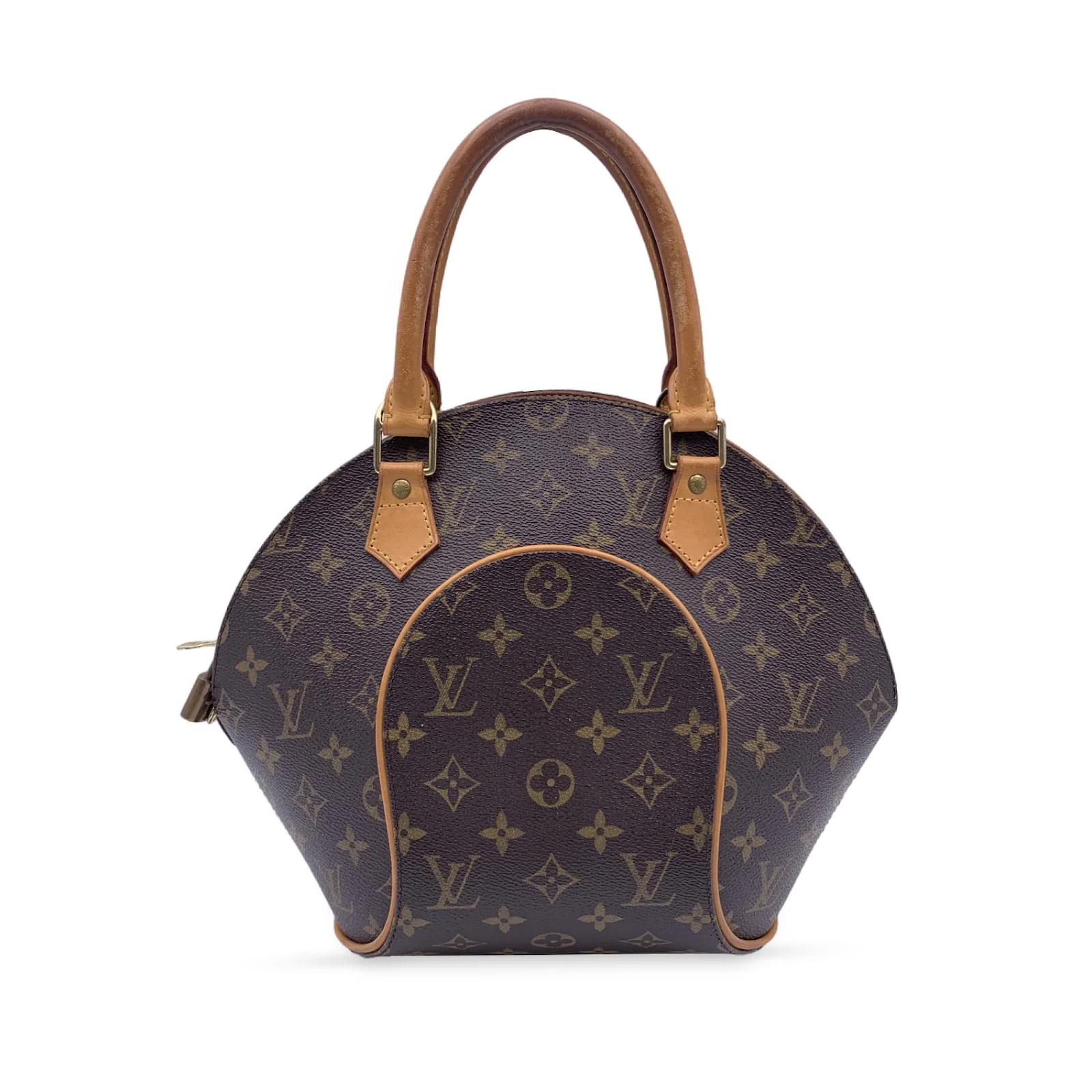 Louis Vuitton Monogram Canvas Ellipse PM Top Handle Bag M51127 Brown Cloth  ref.958608 - Joli Closet