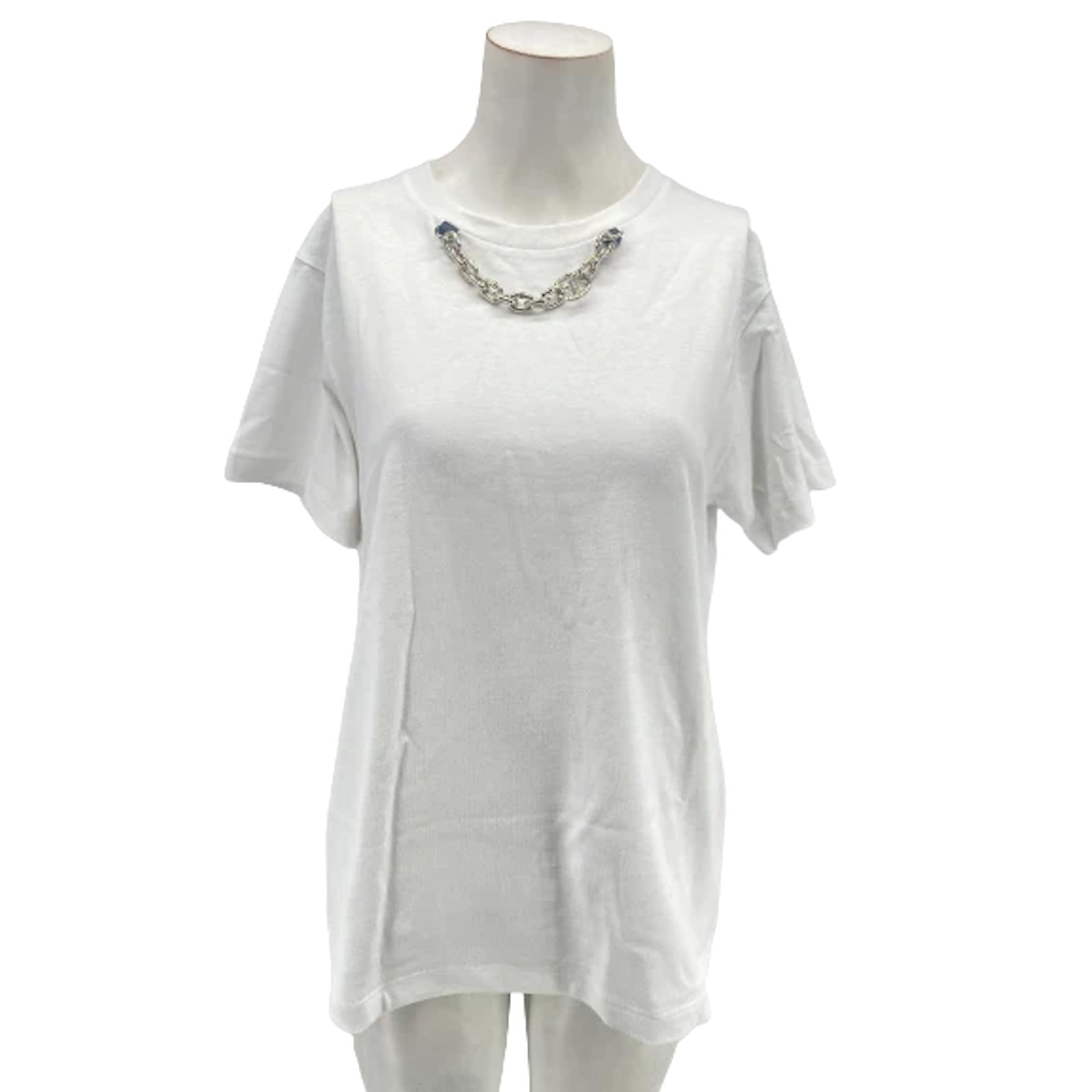 White cotton t-shirt Louis Vuitton White size XL International in
