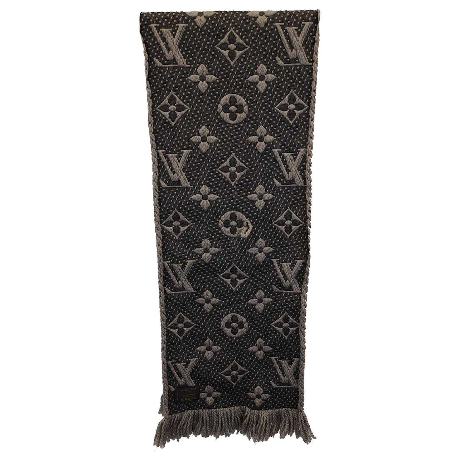 Louis Vuitton Monogram LV Winter Scarf in Brown Wool ref.958980