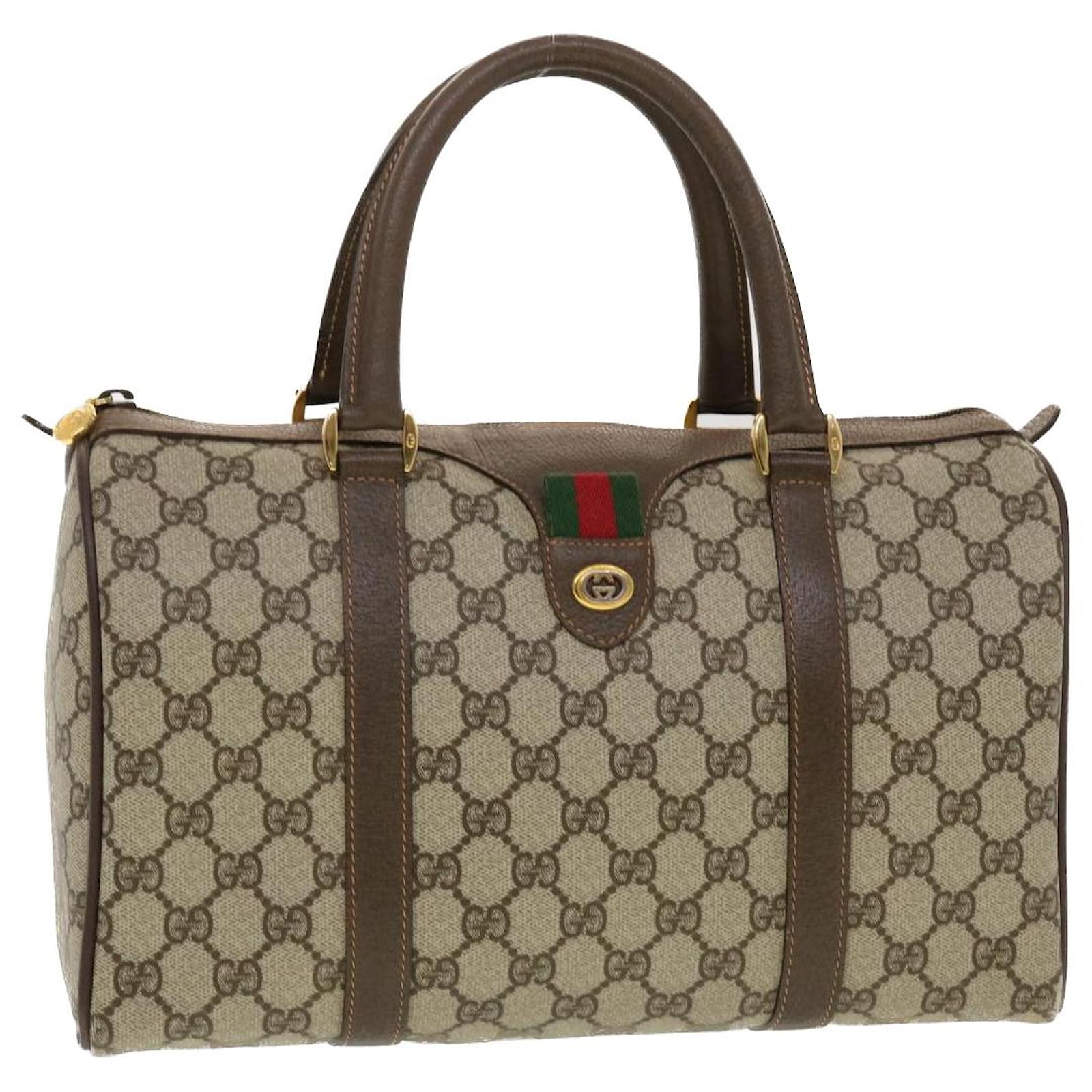 Gucci Sherry Line Boston Bag Pre Owned