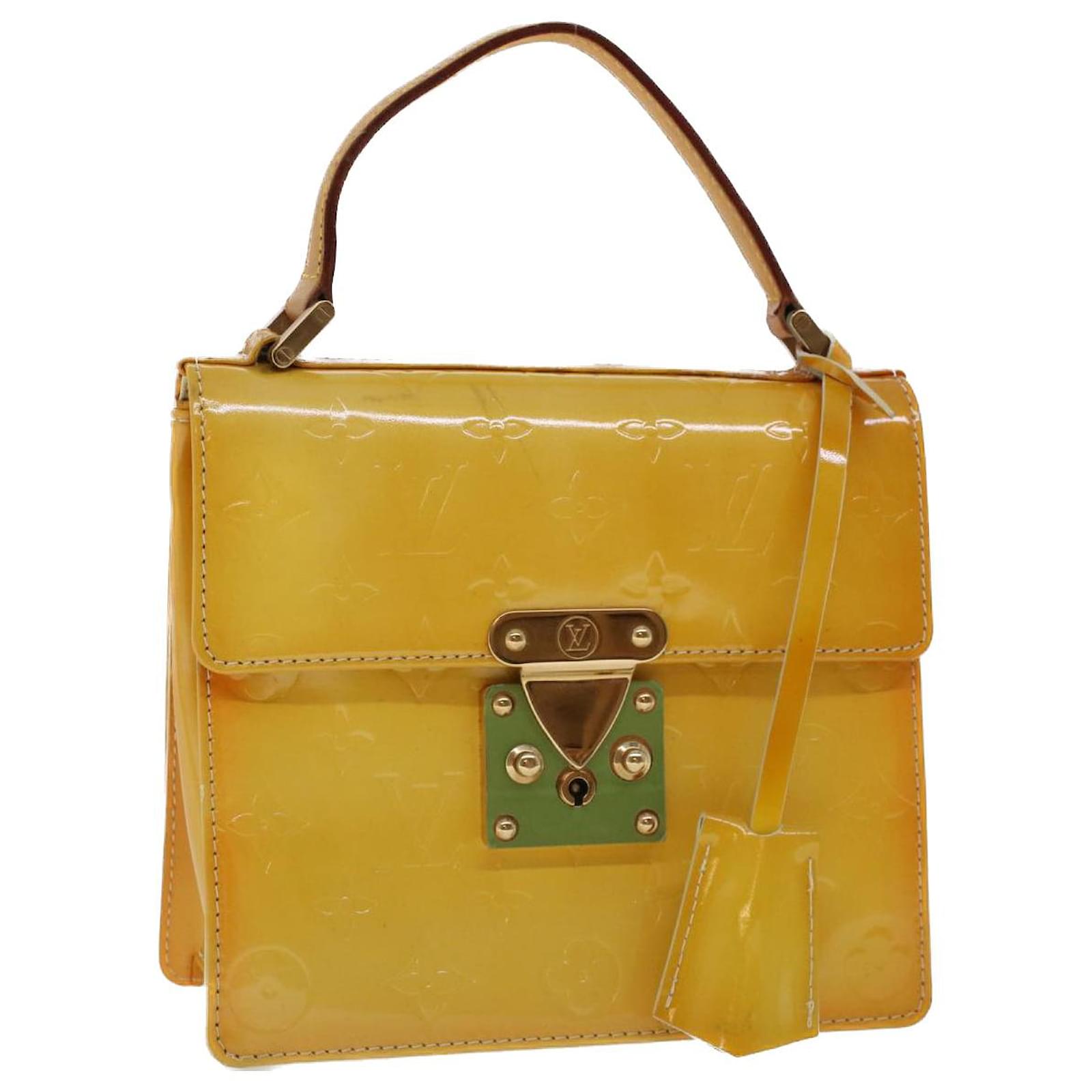 street vernis leather handbag