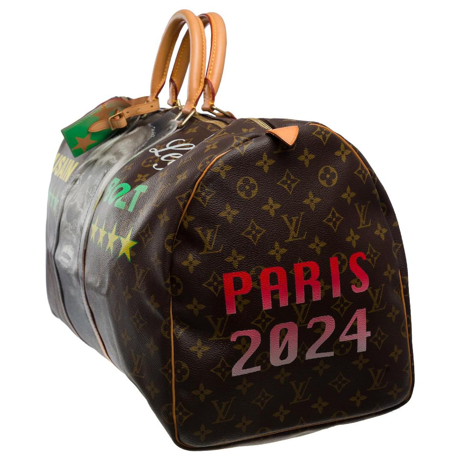 Misc Louis Vuitton Louis Vuitton Keepall Bandouliere America's Cup World Series Limited Edition Bag in Damier Graphite Canvas