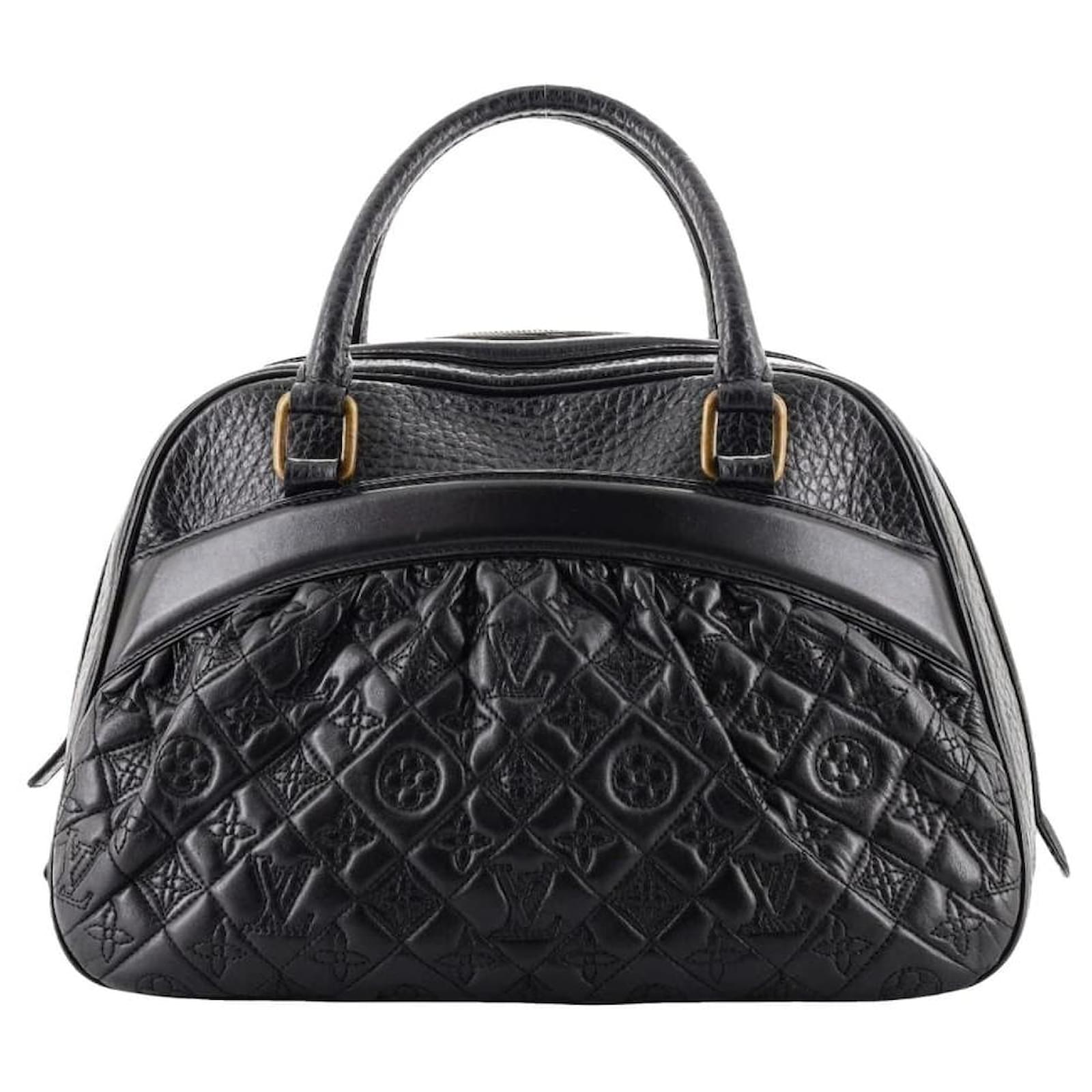 Louis Vuitton Limited Ed Black Lambskin Klara Vienna Bag