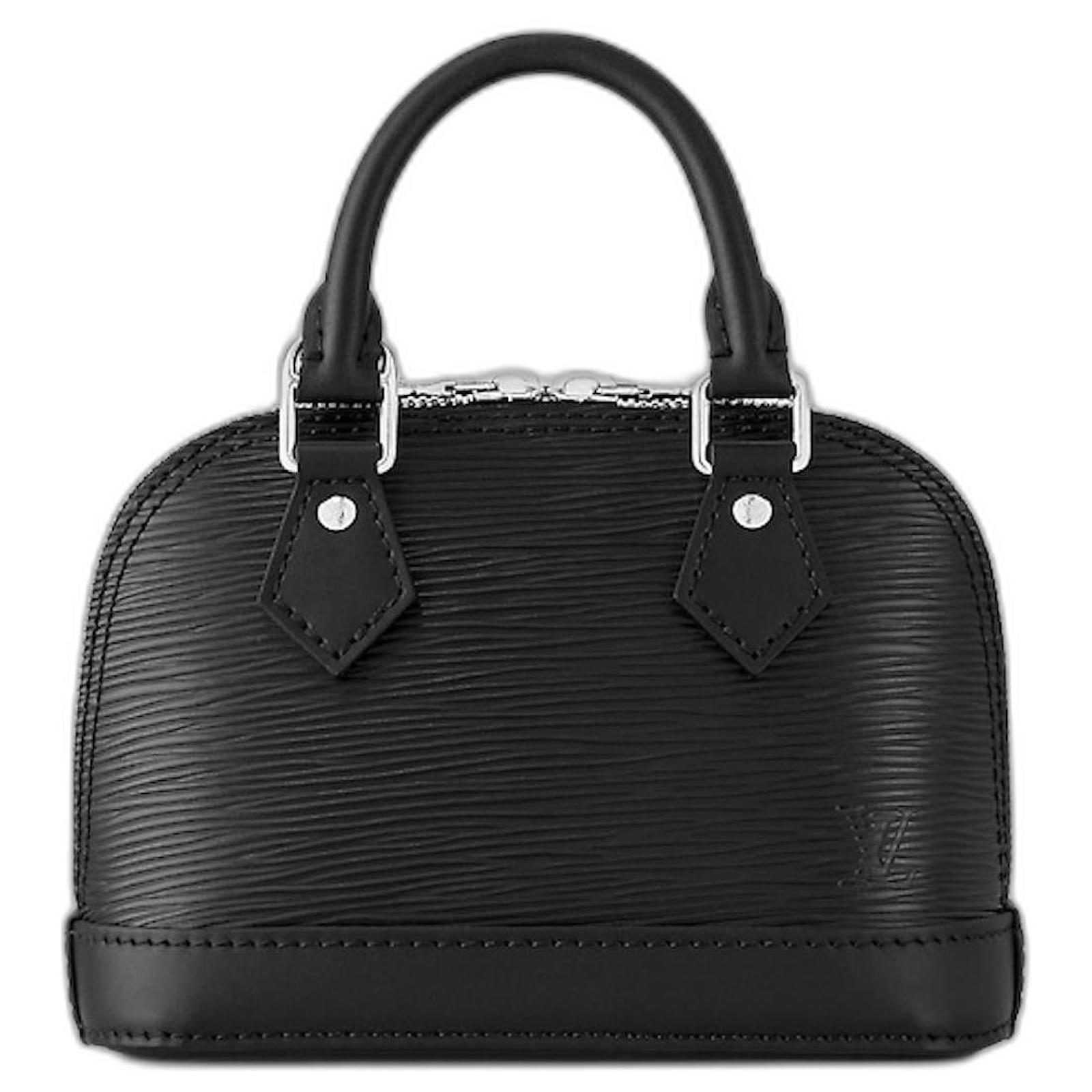 Louis Vuitton LV Alma Nano new Black Leather ref.960658 - Joli Closet