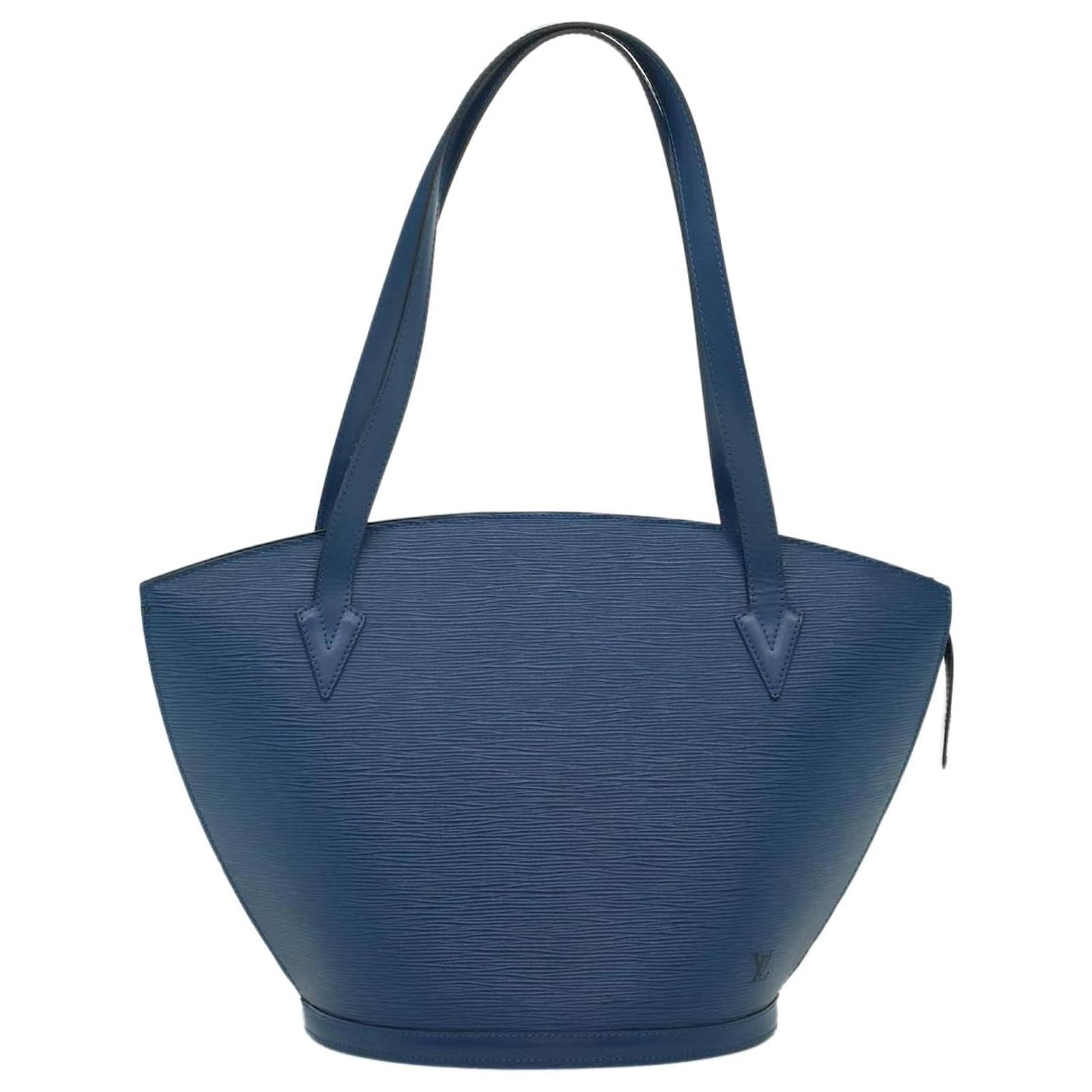 LOUIS VUITTON Epi Saint Jacques Shopping Shoulder Bag Blue M52275 LV Auth  44650 Leather ref.960851 - Joli Closet