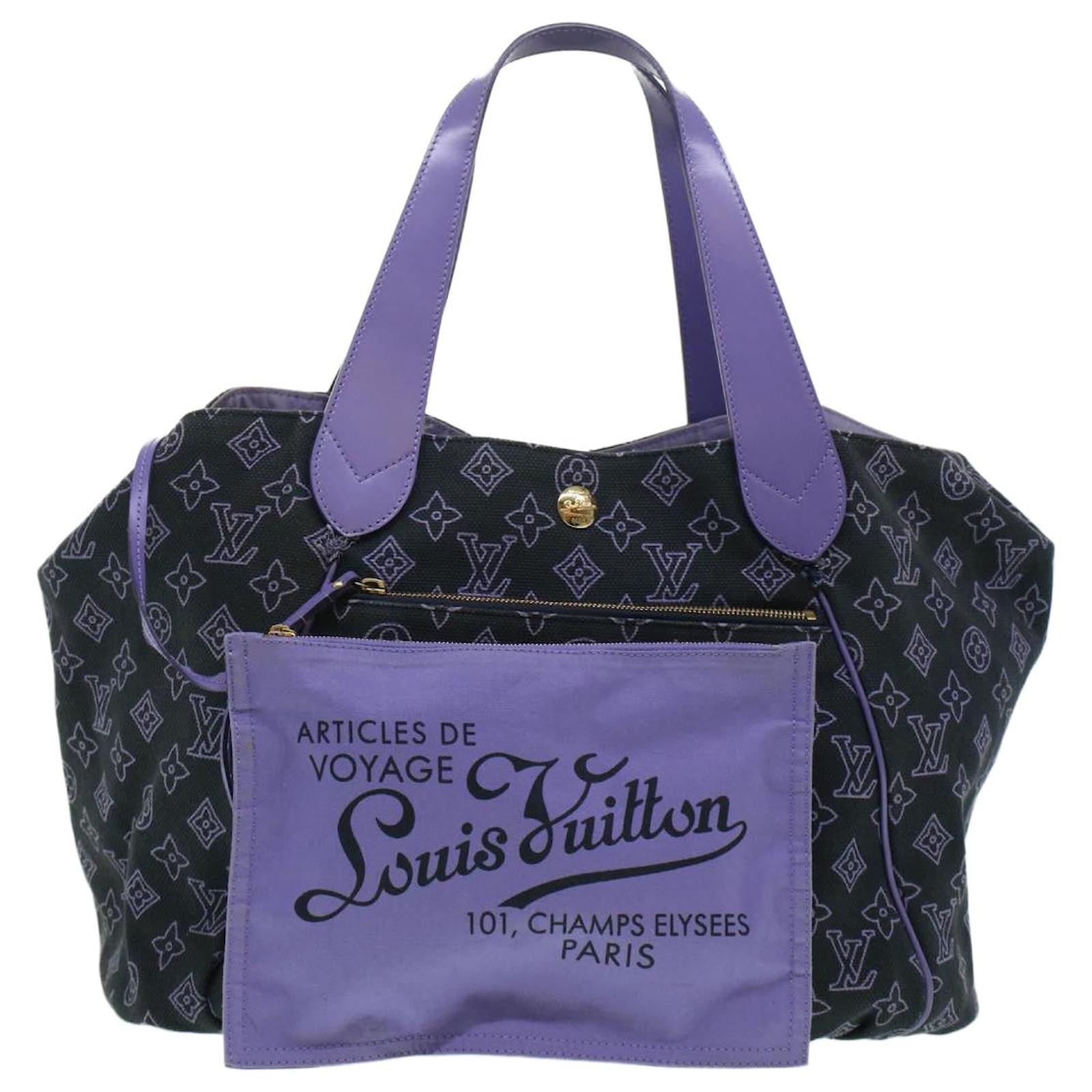 LOUIS VUITTON Beach line Kavai Panema PM Tote Bag Canvas Purple