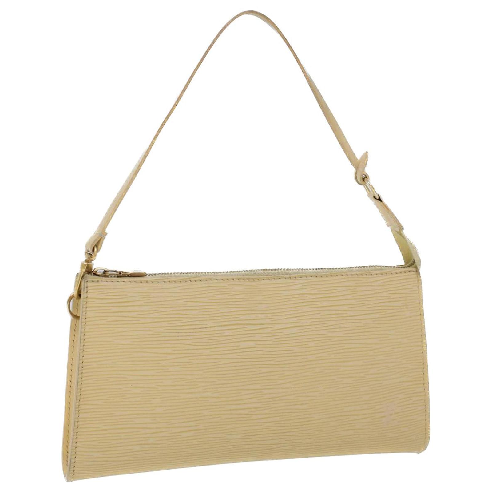 Louis Vuitton Epi Pochette Accessoires 24 M5294A Handbag Vanilla
