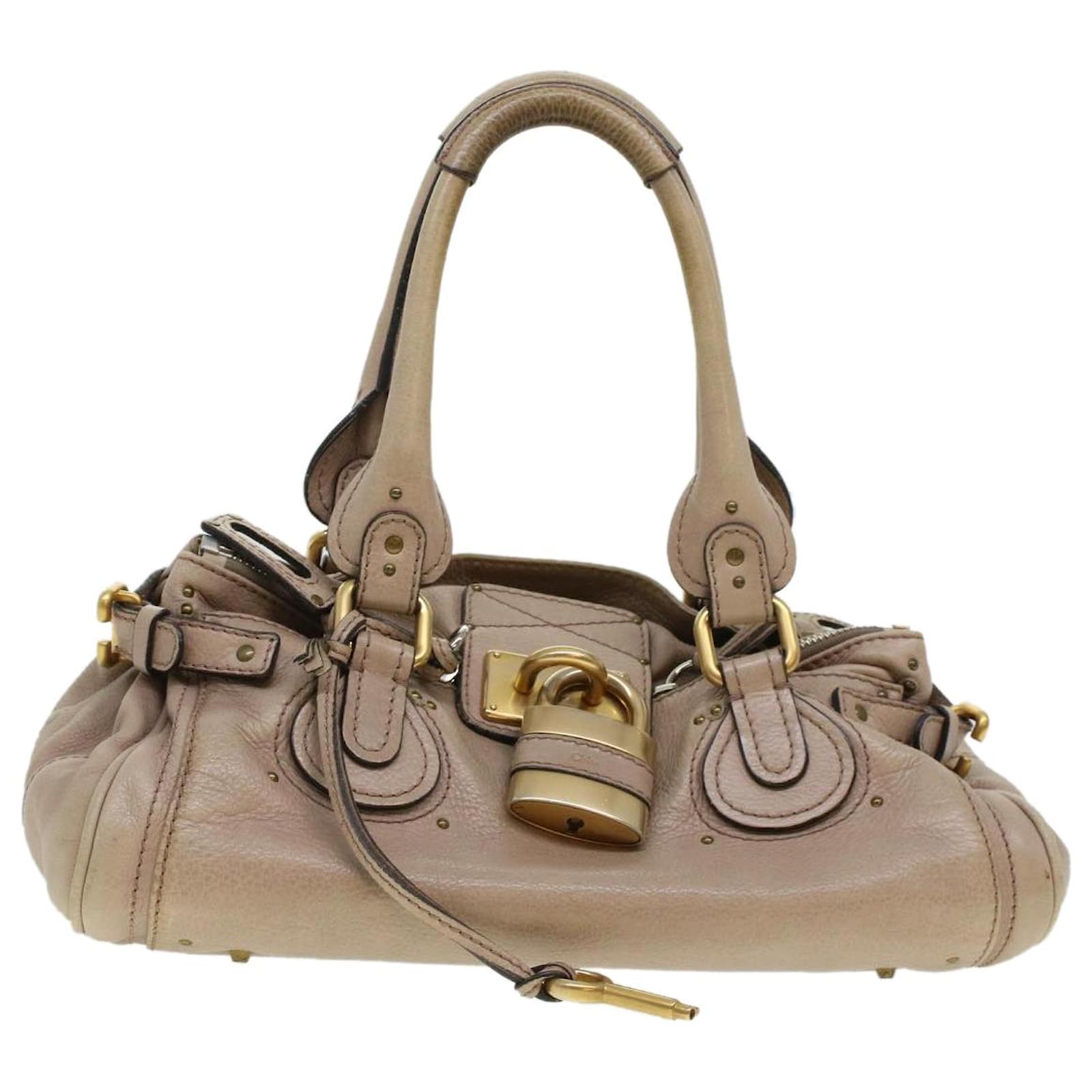 Vintage Chloé Paddington Bags pink beige