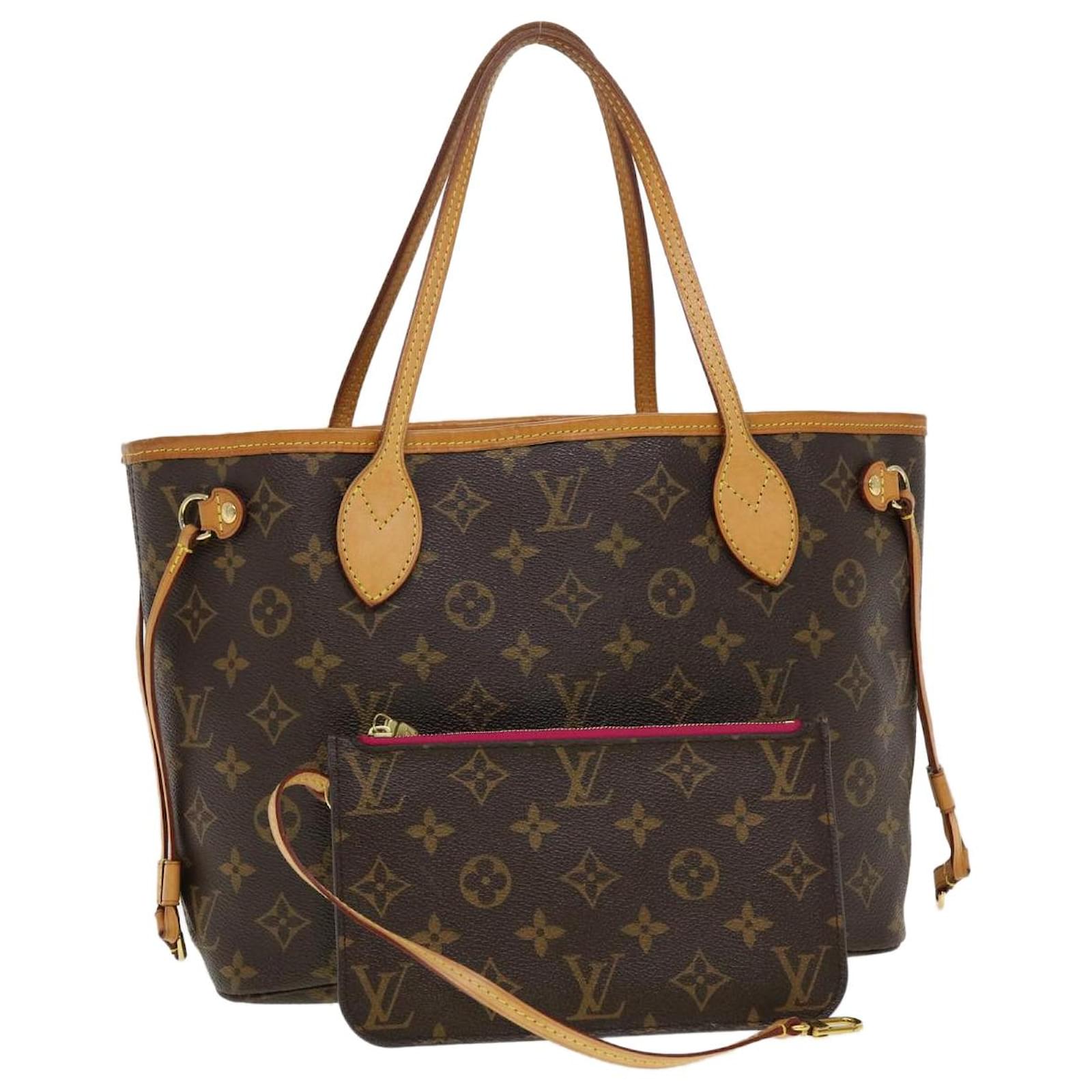 LOUIS VUITTON Monogram Neverfull PM Tote Bag M40155 LV Auth 43607