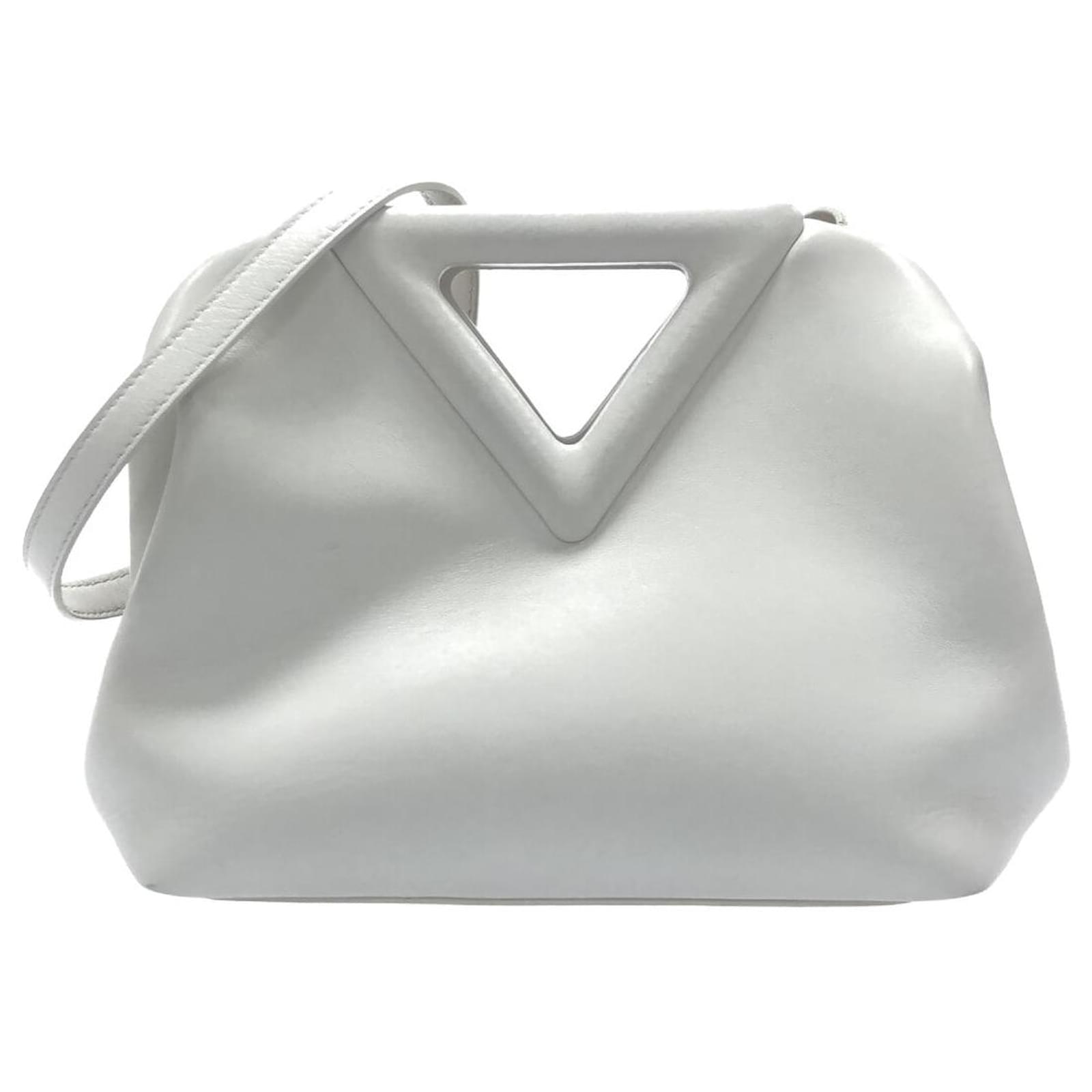 Bottega Veneta Point White Leather ref.961346 - Joli Closet