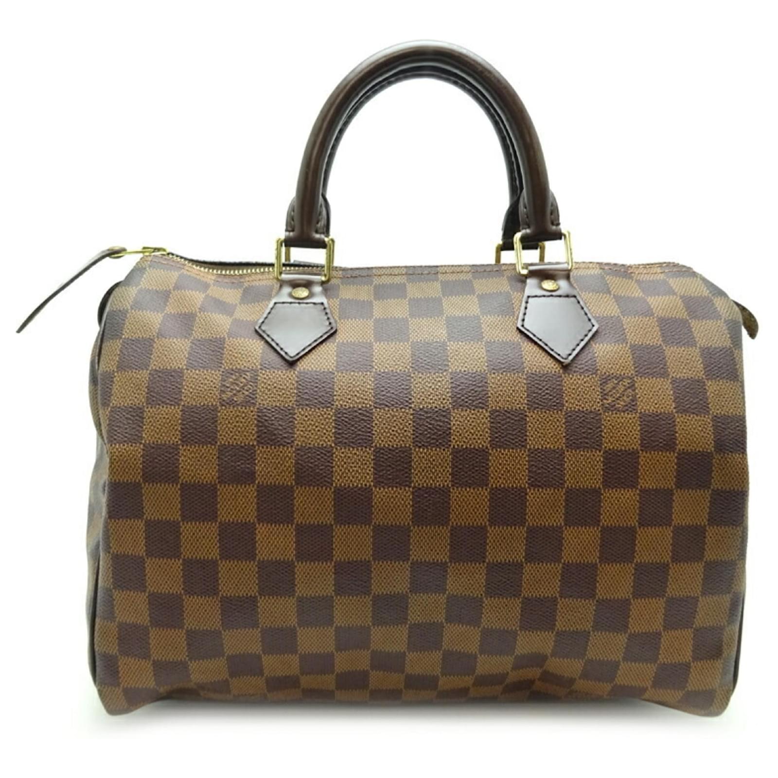 LOUIS VUITTON LOUIS VUITTON Speedy 25 Handbag M41534 Damier Azur canvas  White Used Women LV M41534