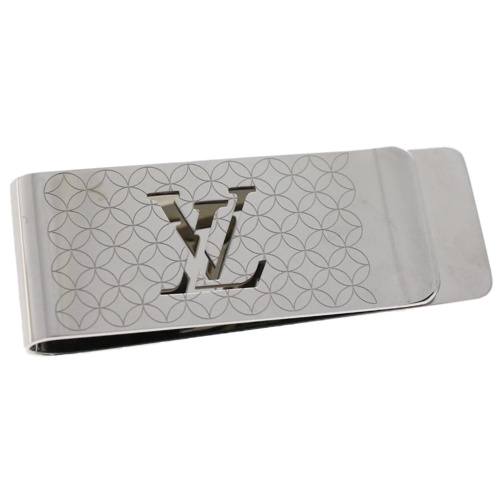 Auth Louis Vuitton Pince Billets Champs Elysees Money Clip M65041