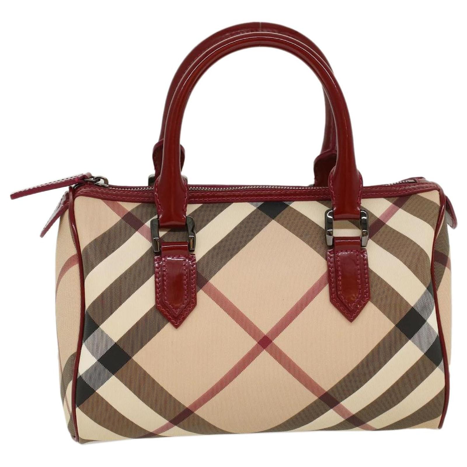 Bowling Bag - Burberry - Leather - Beige