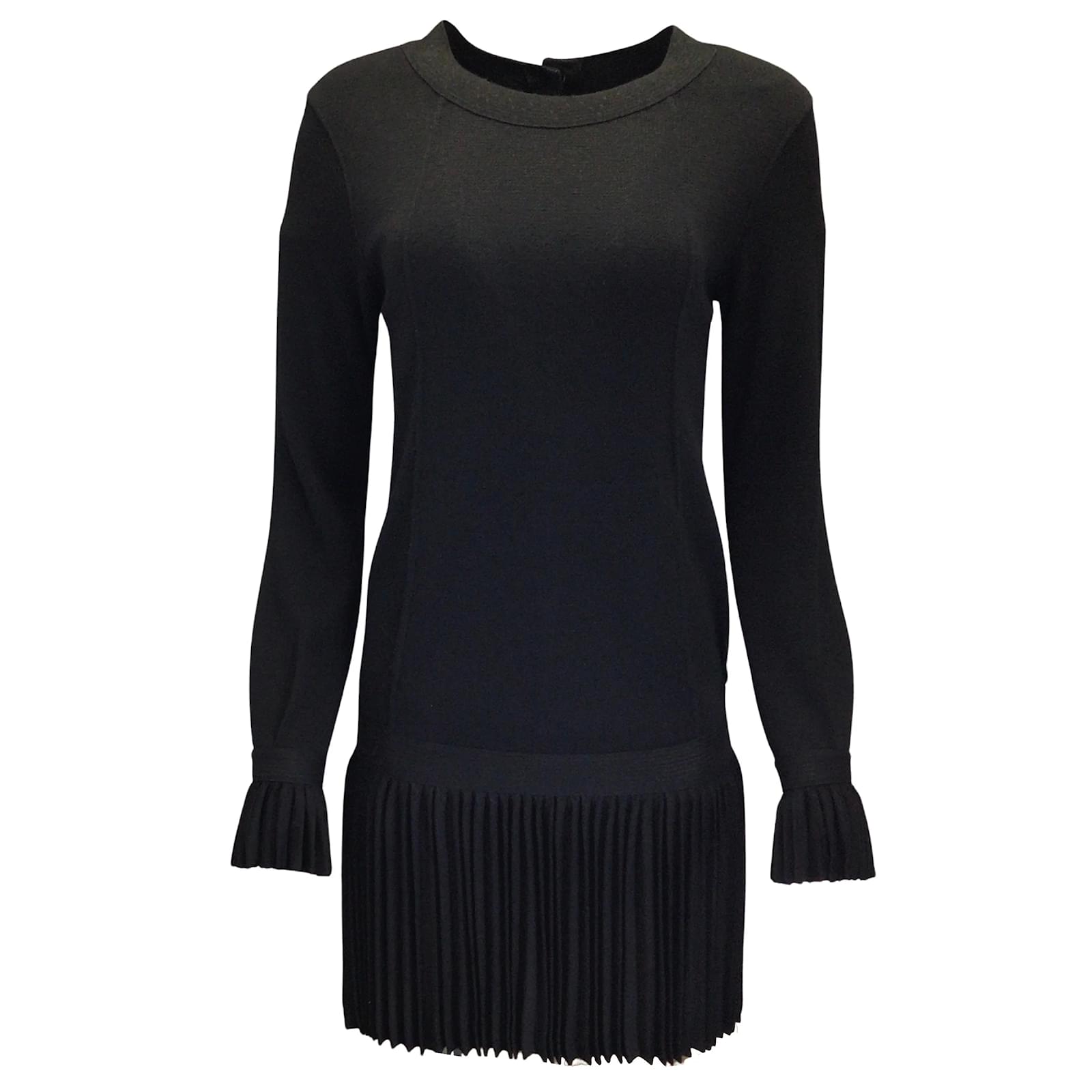 knee length dresses for ladies Chanel Black & White Dress Sz 4 main image 1
