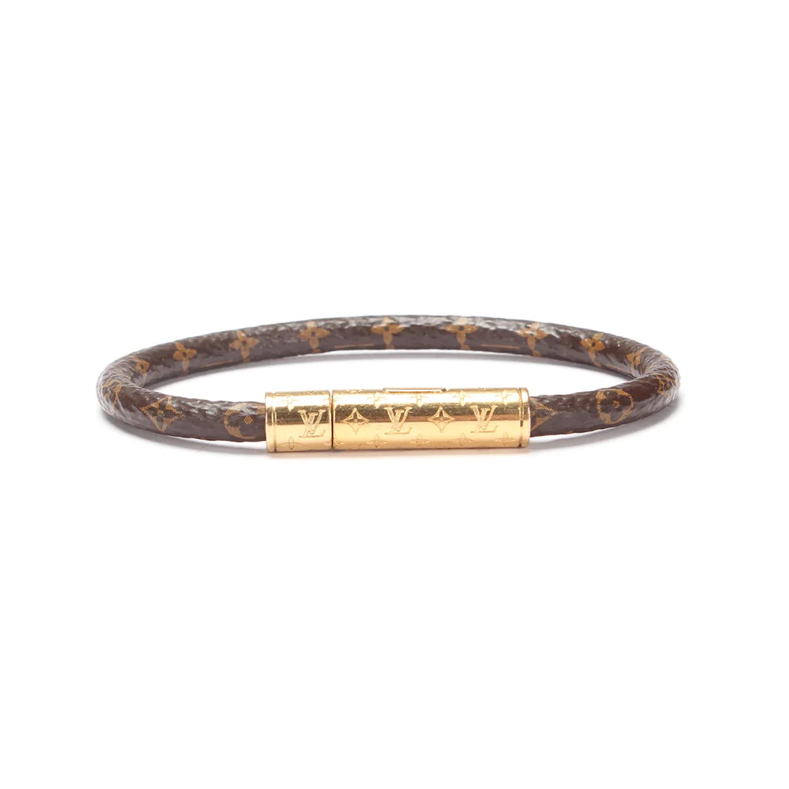 Louis Vuitton, Jewelry, Authentic Louis Vuitton Metallic Monogram  Confidential Bracelet