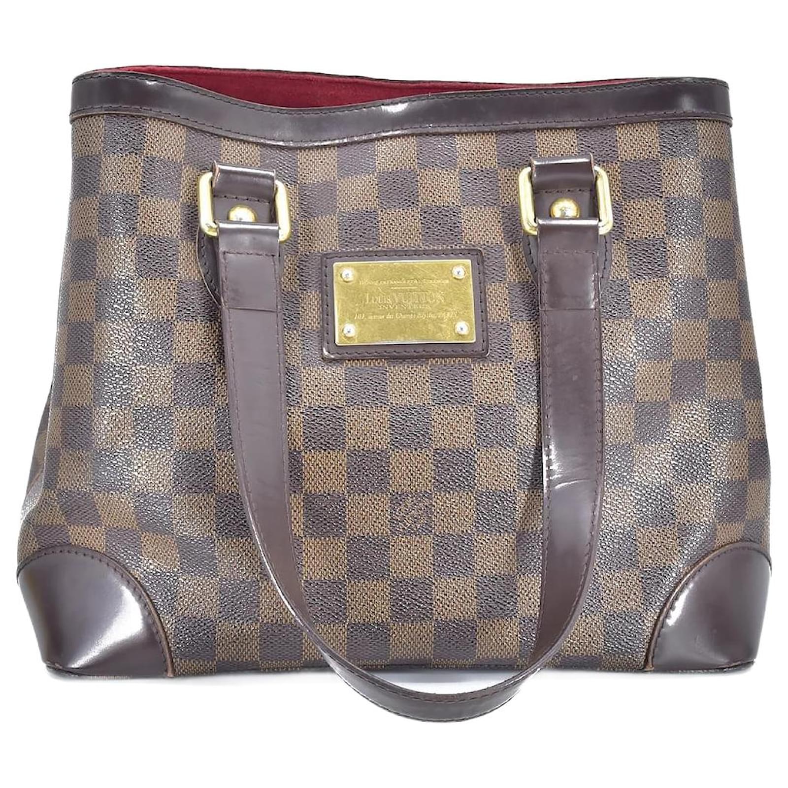 Louis Vuitton Damier Ebene Hampstead PM Brown Cloth ref.961979 - Joli Closet