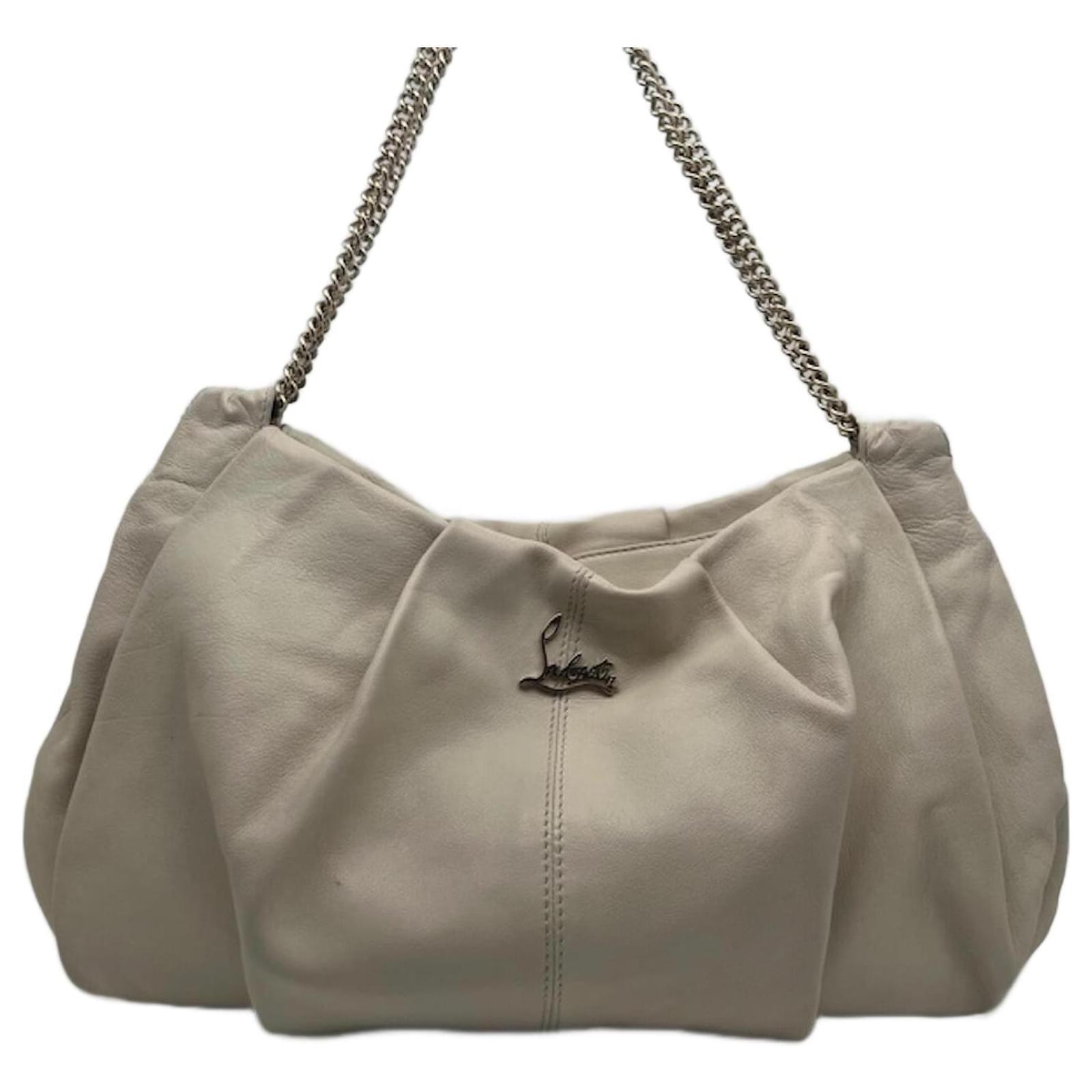Christian Louboutin Handbags Beige Leather ref.962222 - Joli Closet